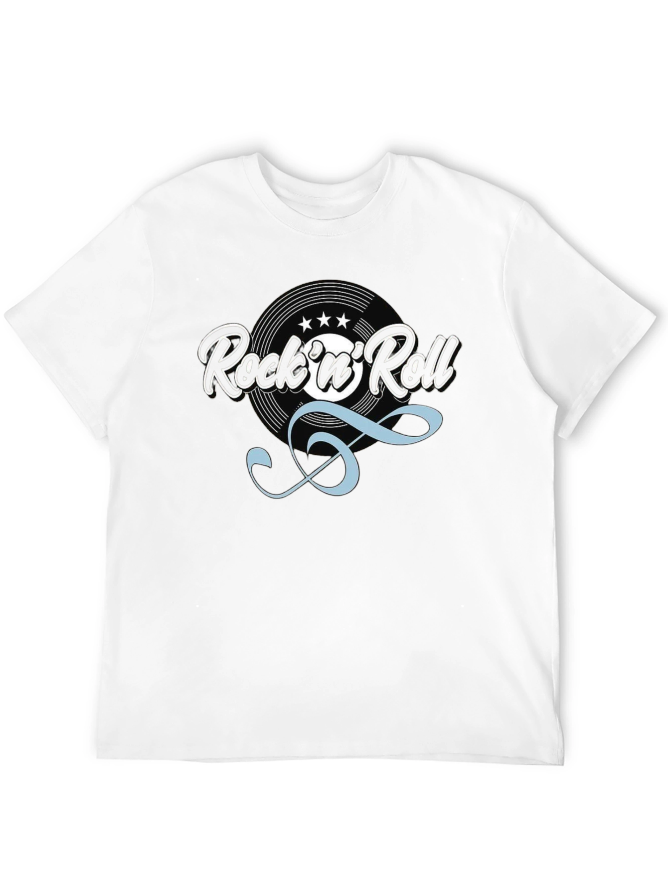 Rock n Roll Graphic Tee - Retro Music Shirt