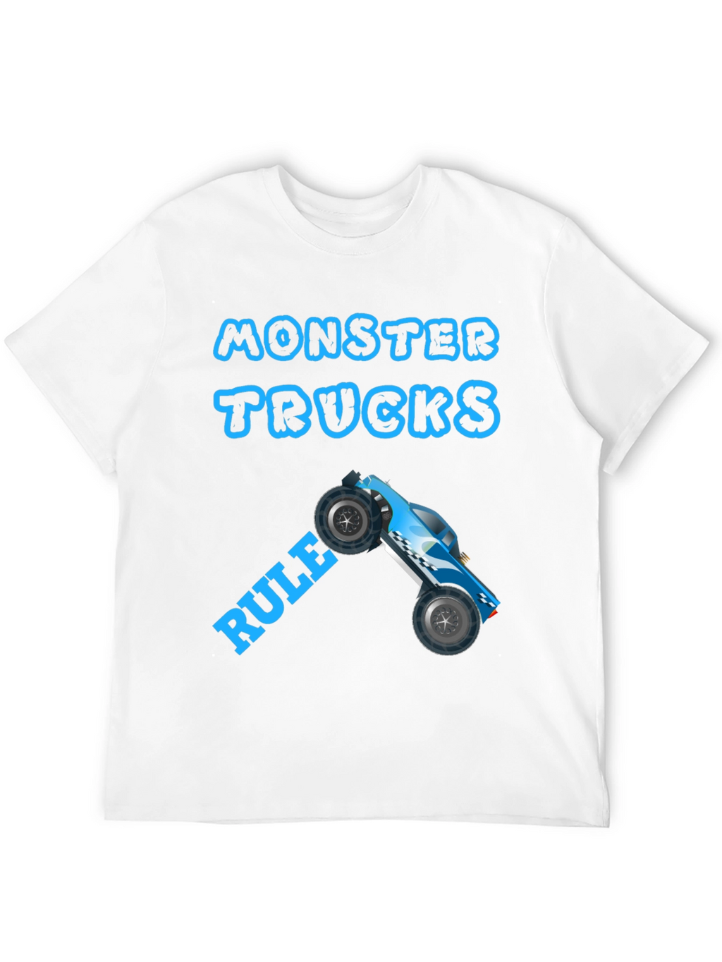 Monster Trucks Rule Graphic Tee - Black
