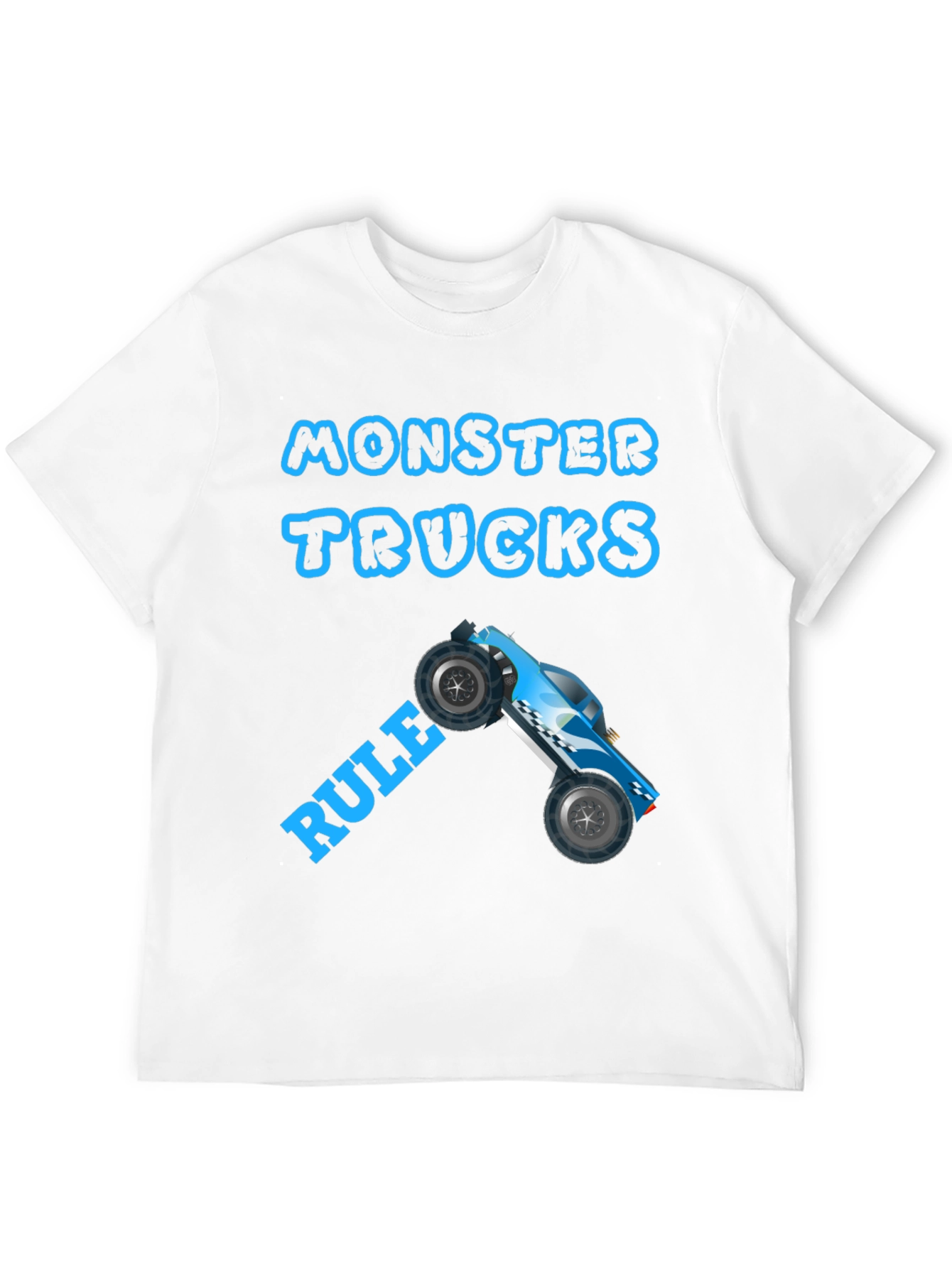 Monster Trucks Rule Graphic Tee - Black