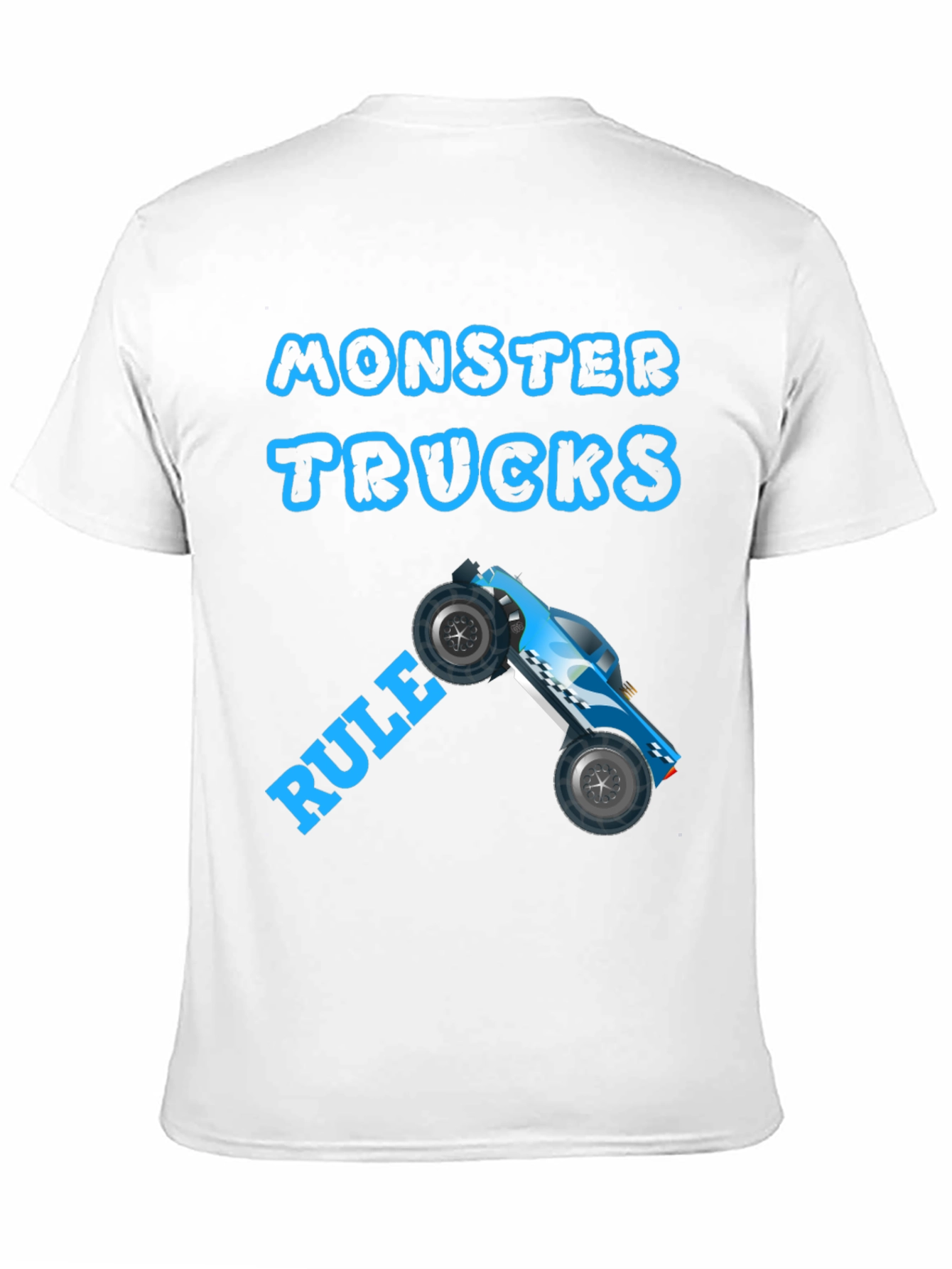 Monster Trucks Rule Graphic Tee - Black