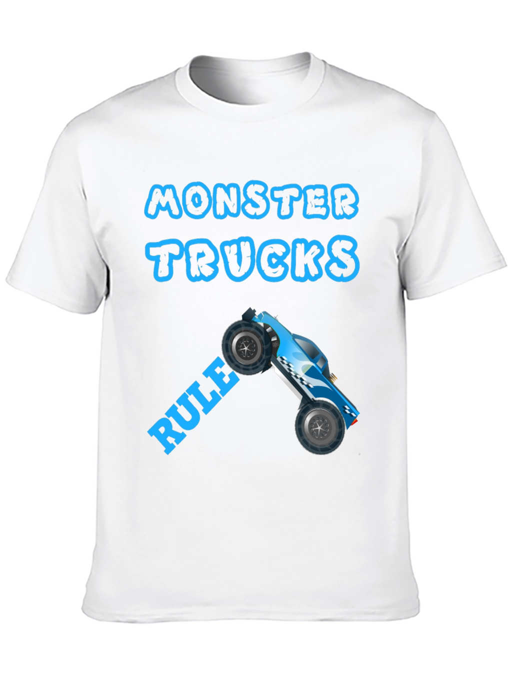 Monster Trucks Rule Graphic Tee - Black