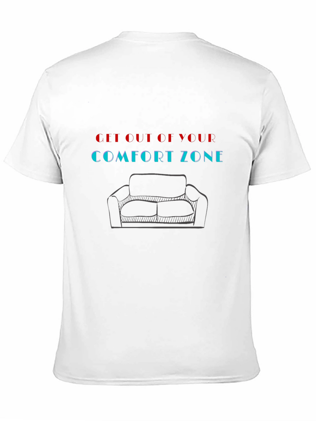Comfort Zone Graphic Tee - Motivational Style