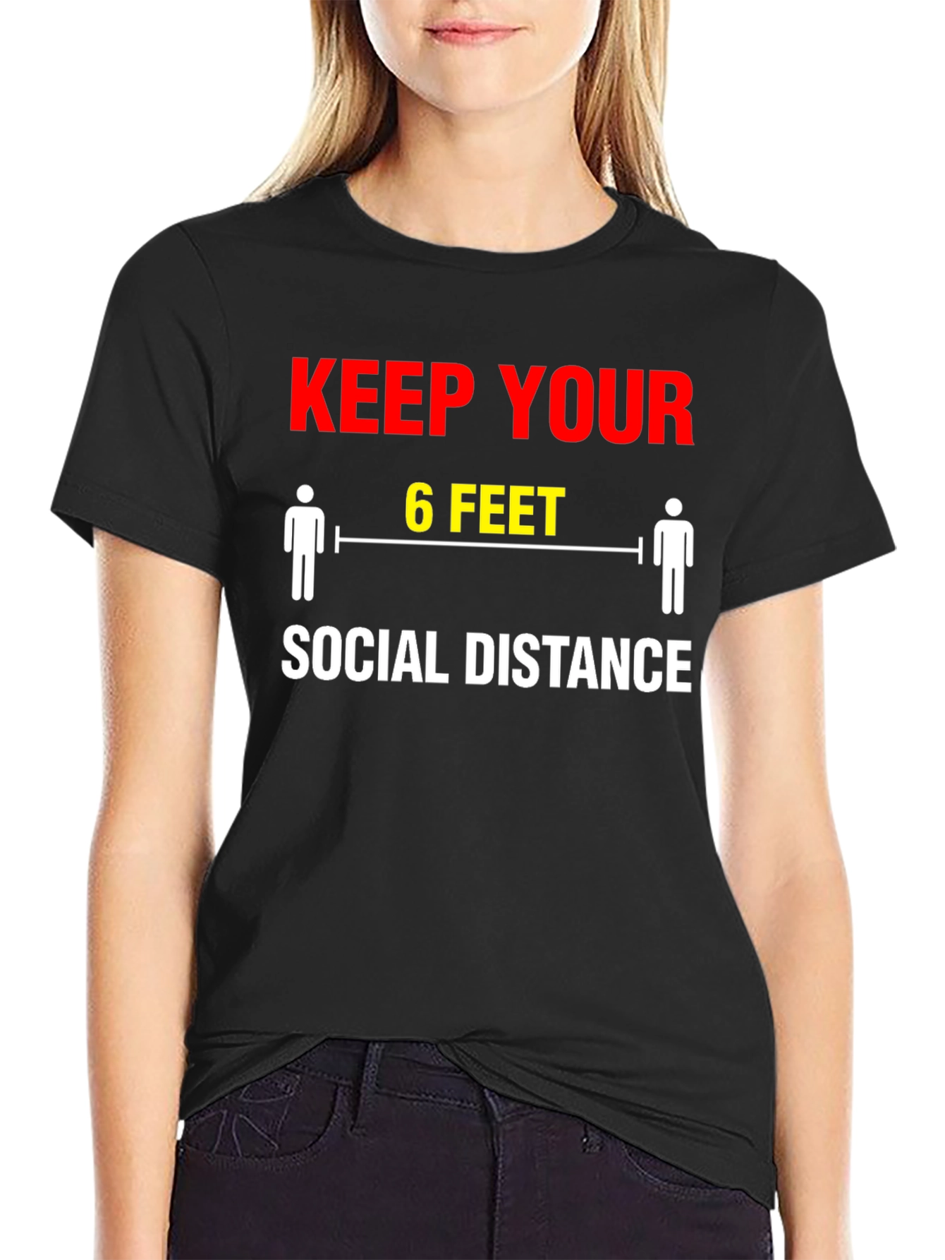 Keep Your Distance T-Shirt - Social Distancing Graphic Tee