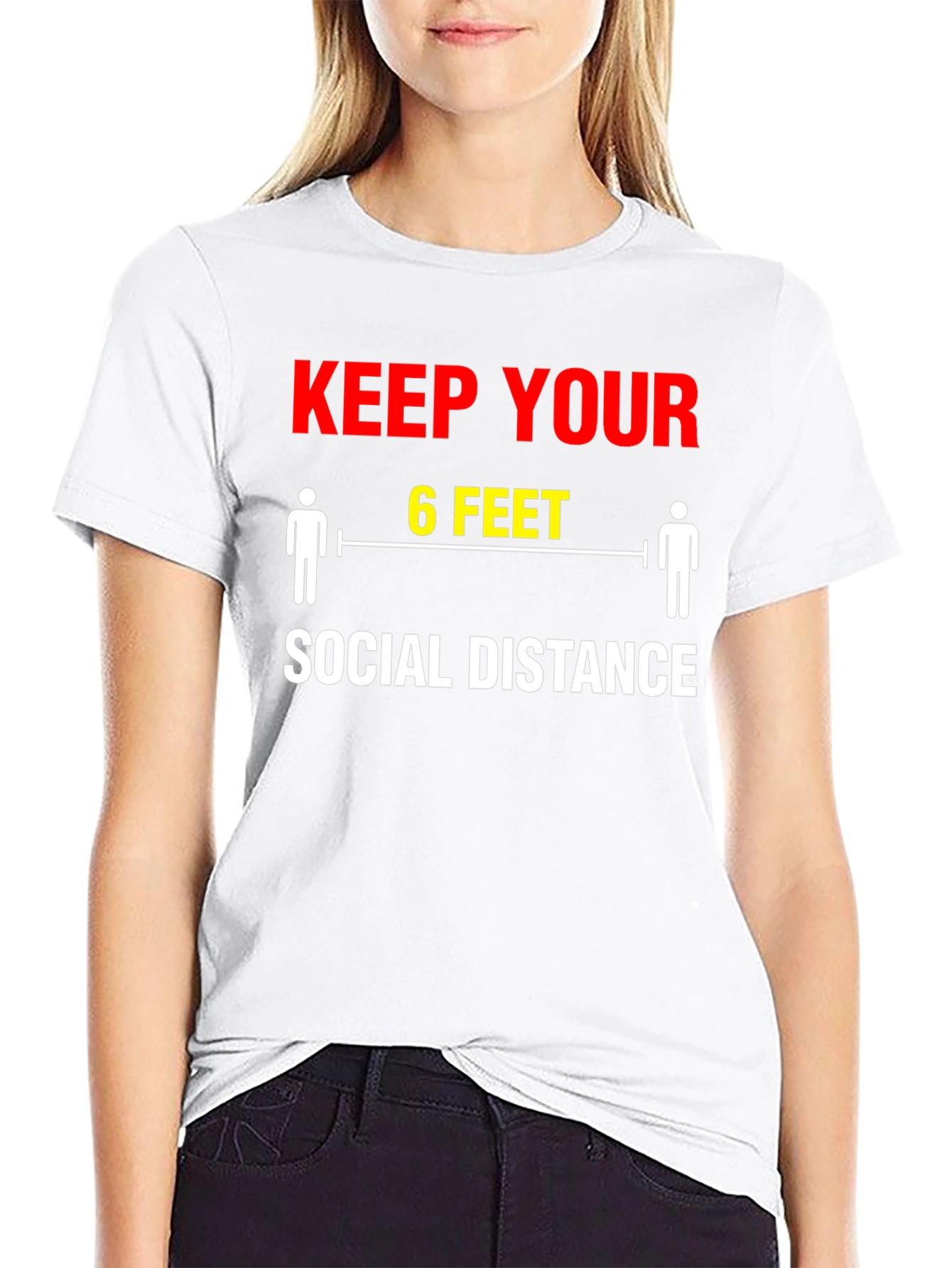 Keep Your Distance T-Shirt - Social Distancing Graphic Tee