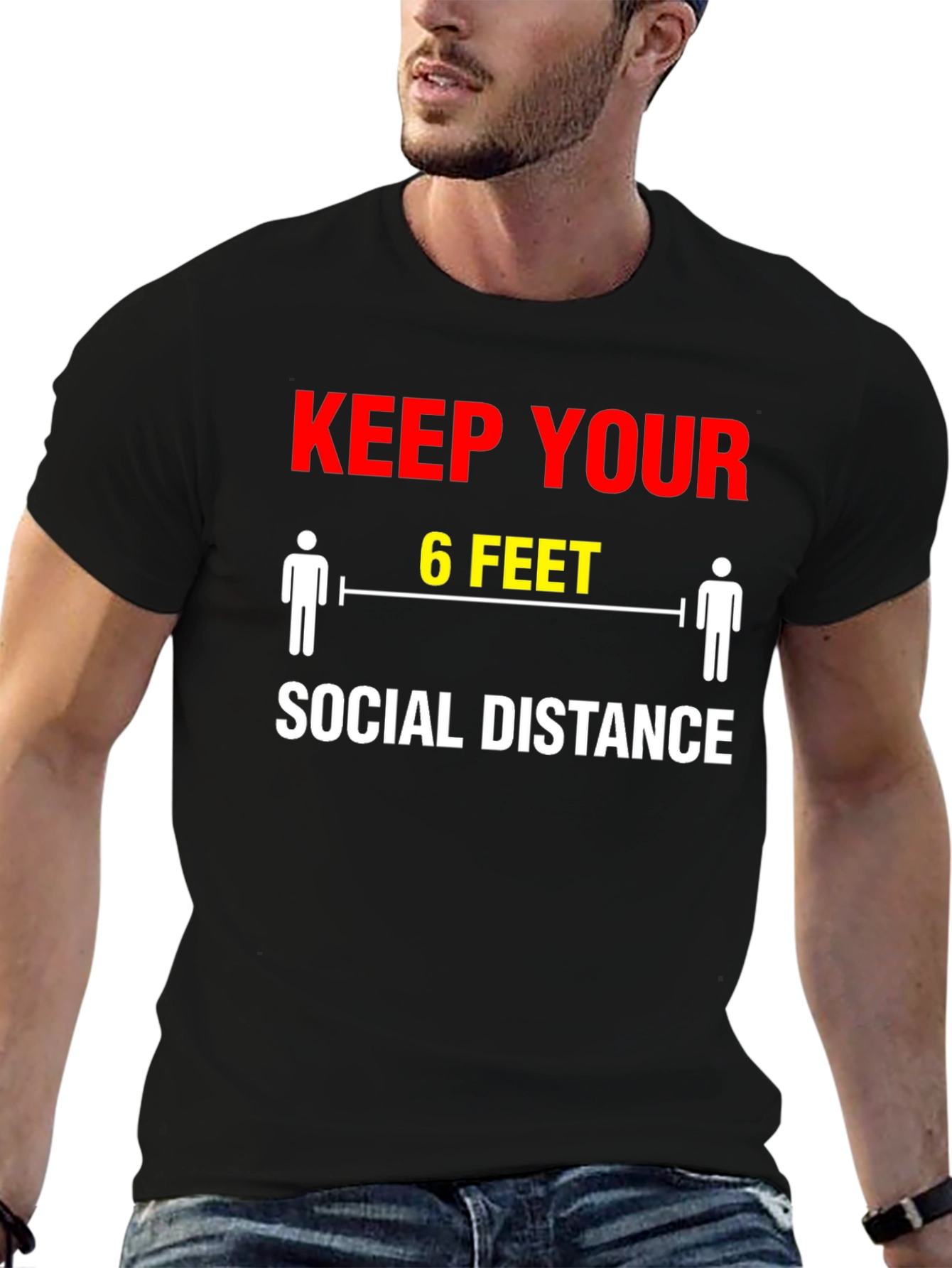 Keep Your Distance T-Shirt - Social Distancing Graphic Tee