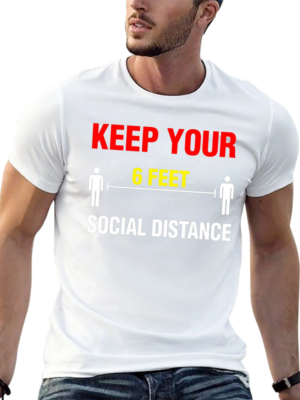 Keep Your Distance T-Shirt - Social Distancing Graphic Tee