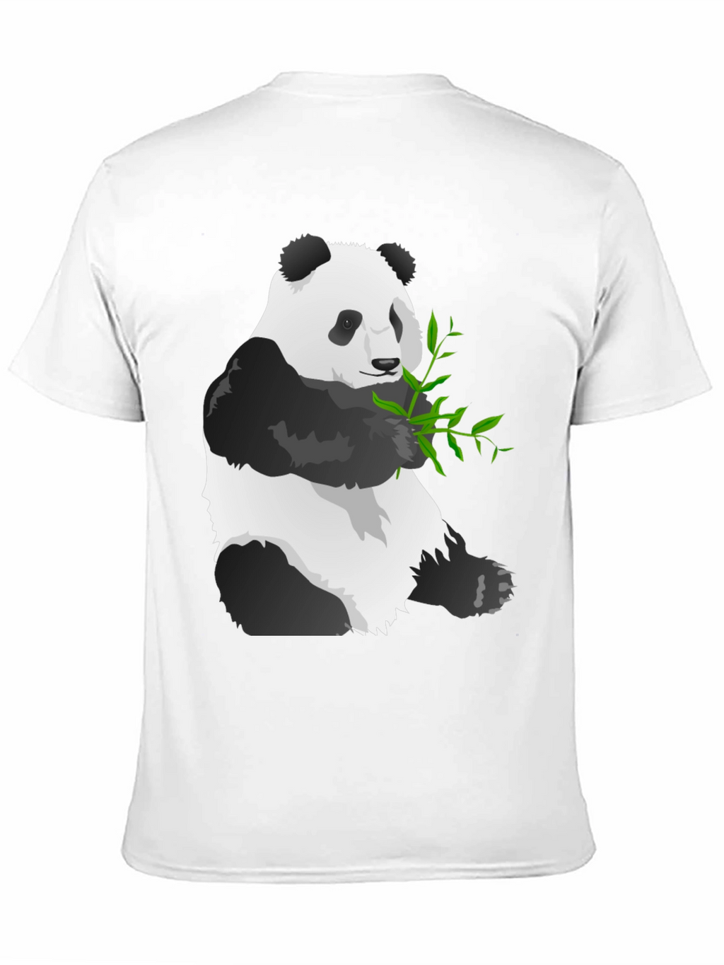 Panda Graphic Tee - Soft Black Cotton Blend