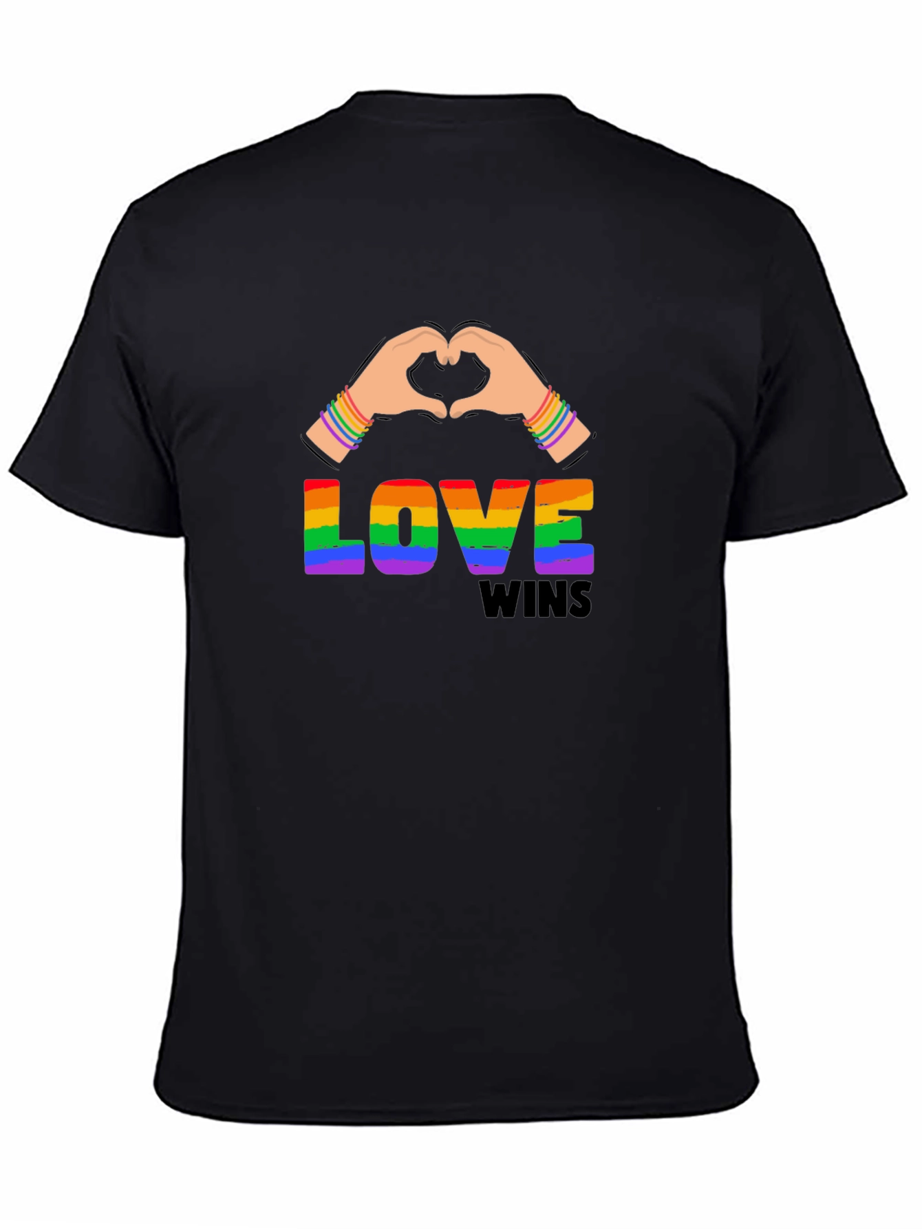 Love Wins Rainbow Graphic Tee