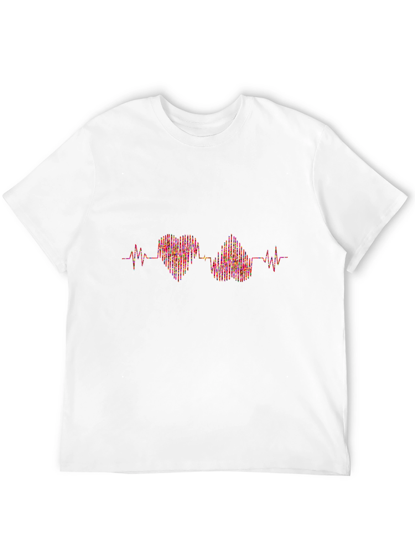 Heartbeat Graphic Black T-Shirt