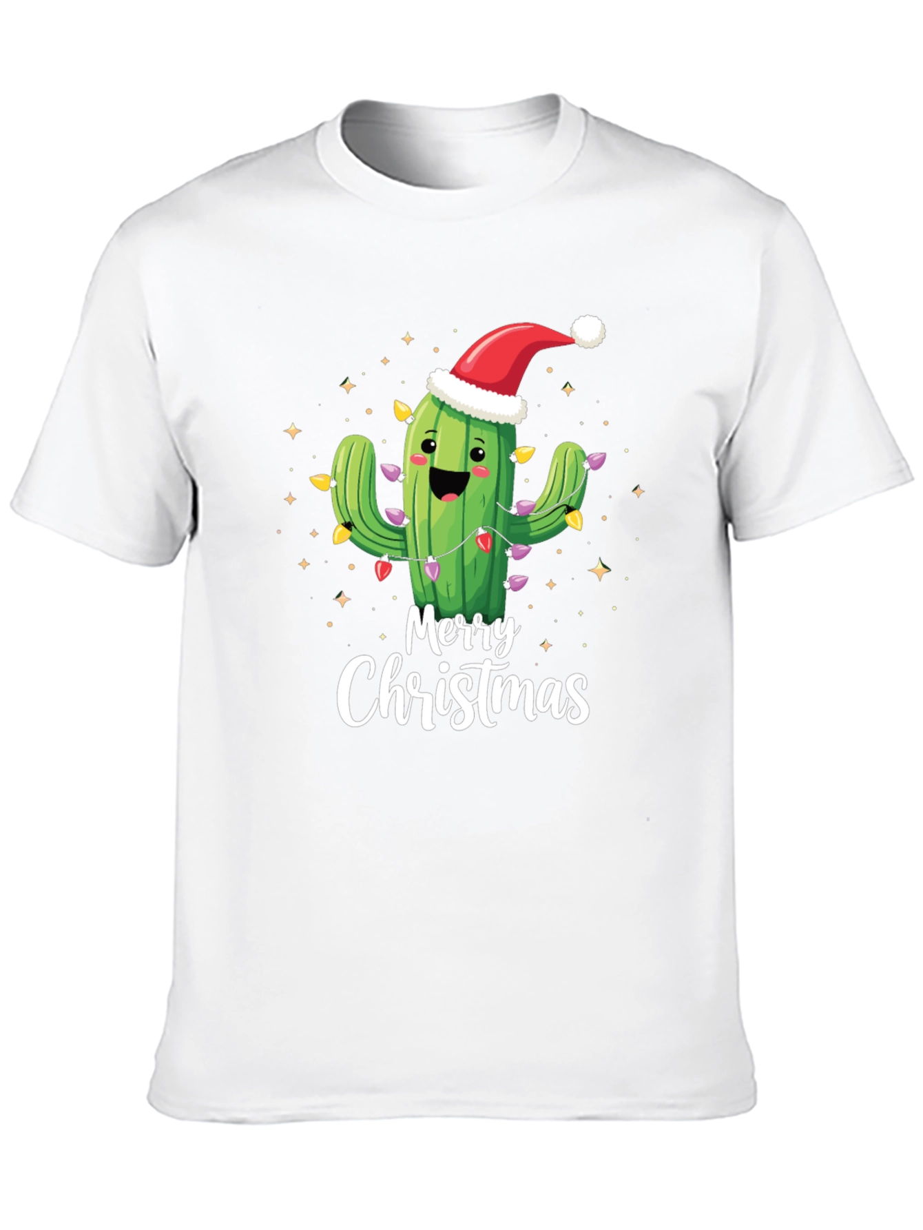 Merry Christmas Cactus T-Shirt