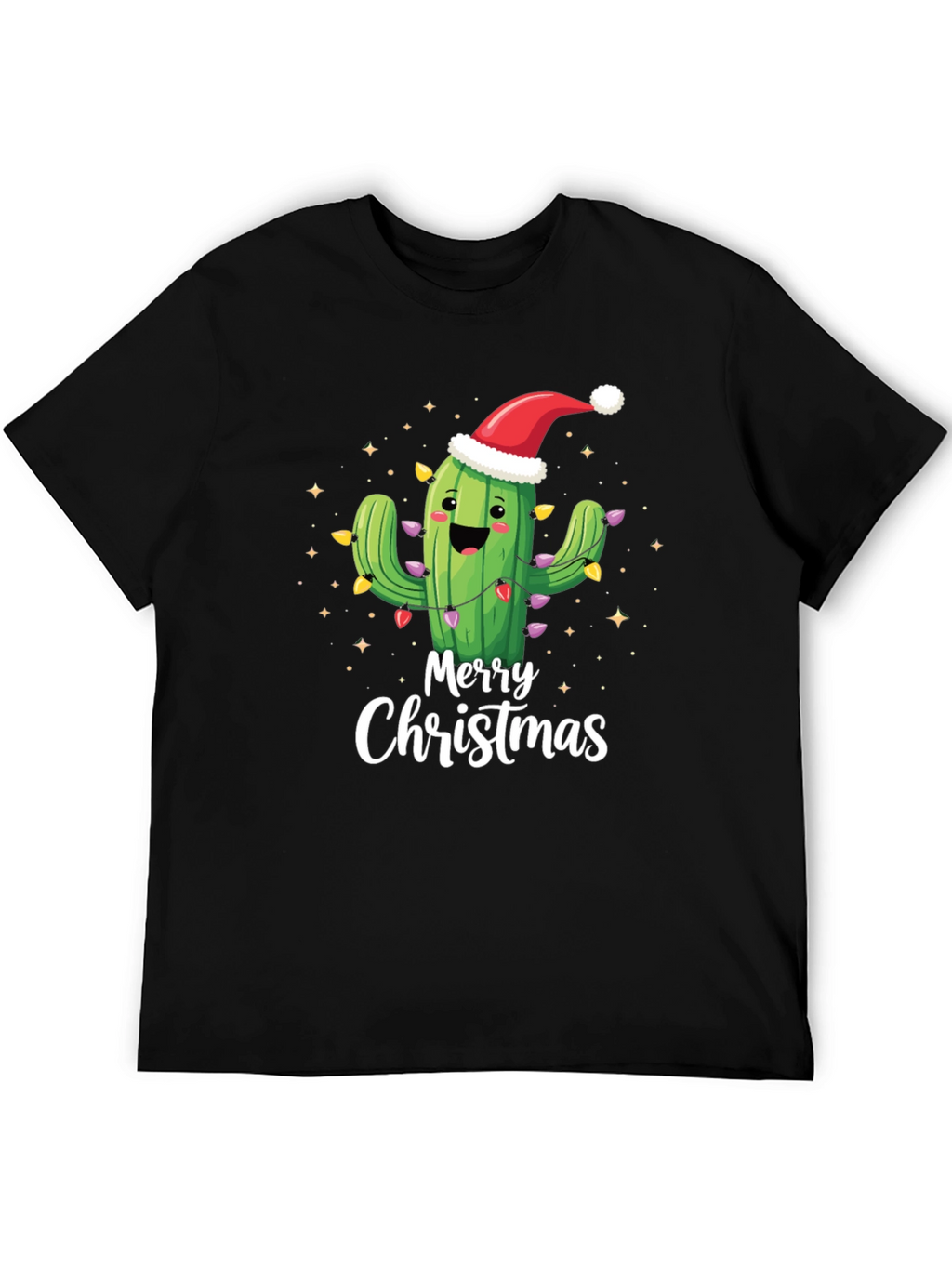 Merry Christmas Cactus T-Shirt