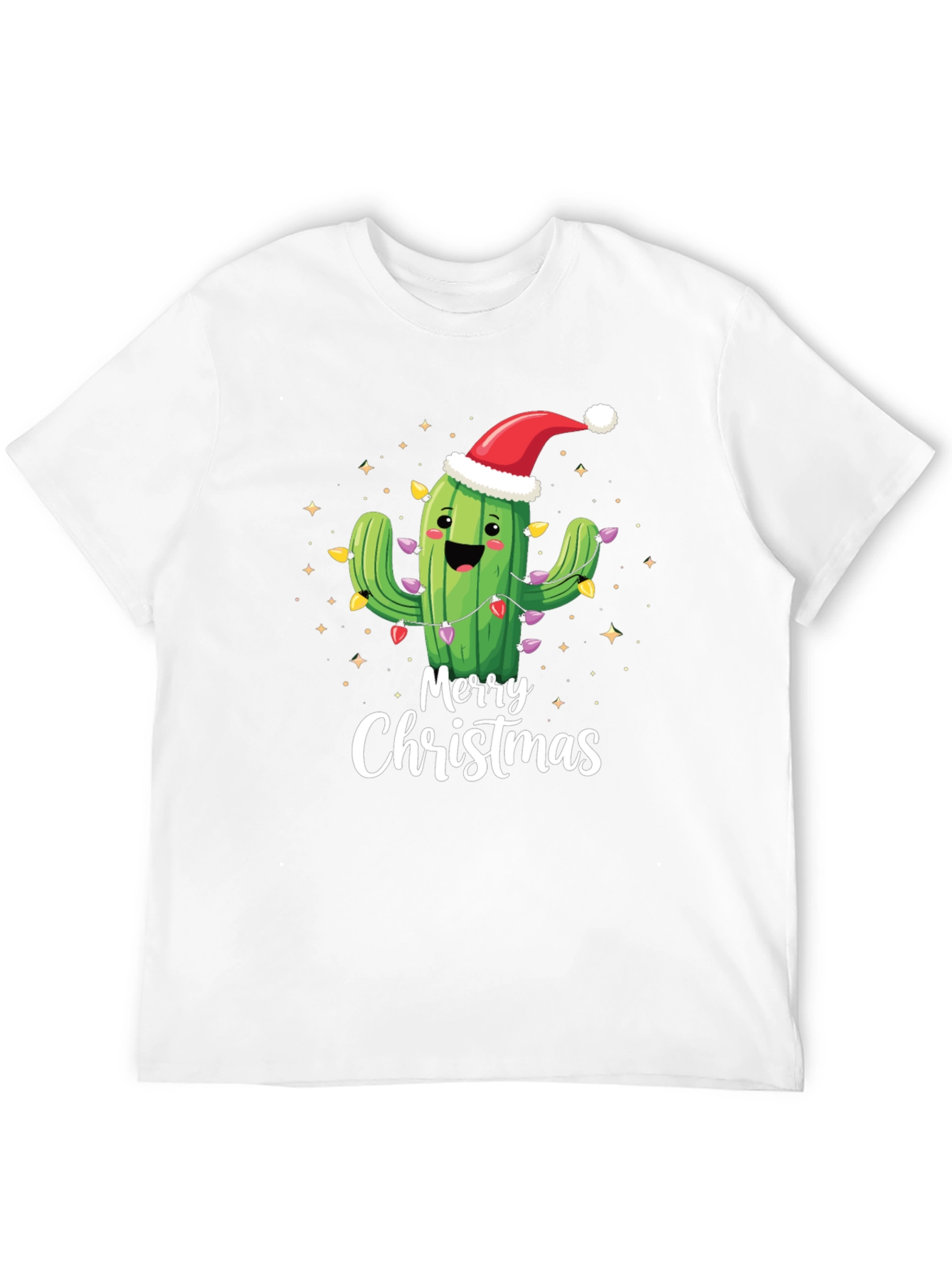 Merry Christmas Cactus T-Shirt