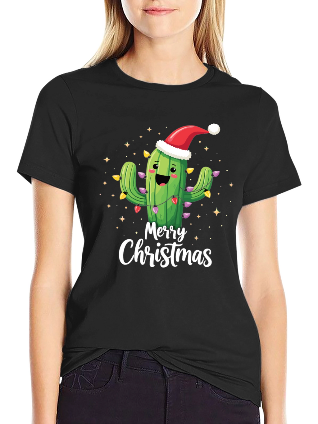 Merry Christmas Cactus T-Shirt