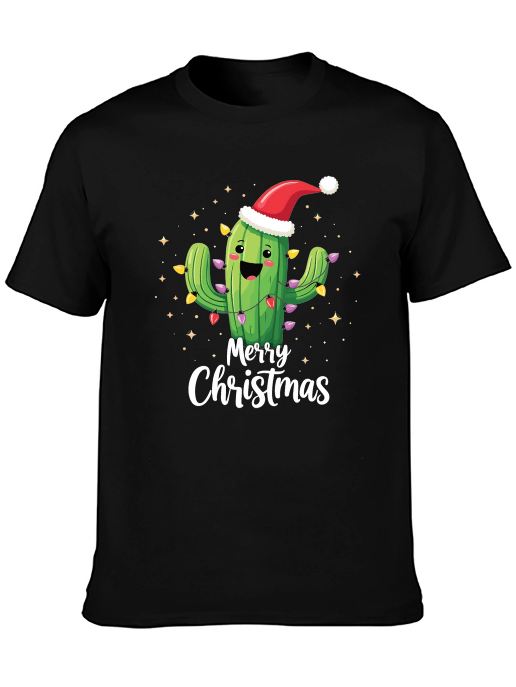 Merry Christmas Cactus T-Shirt
