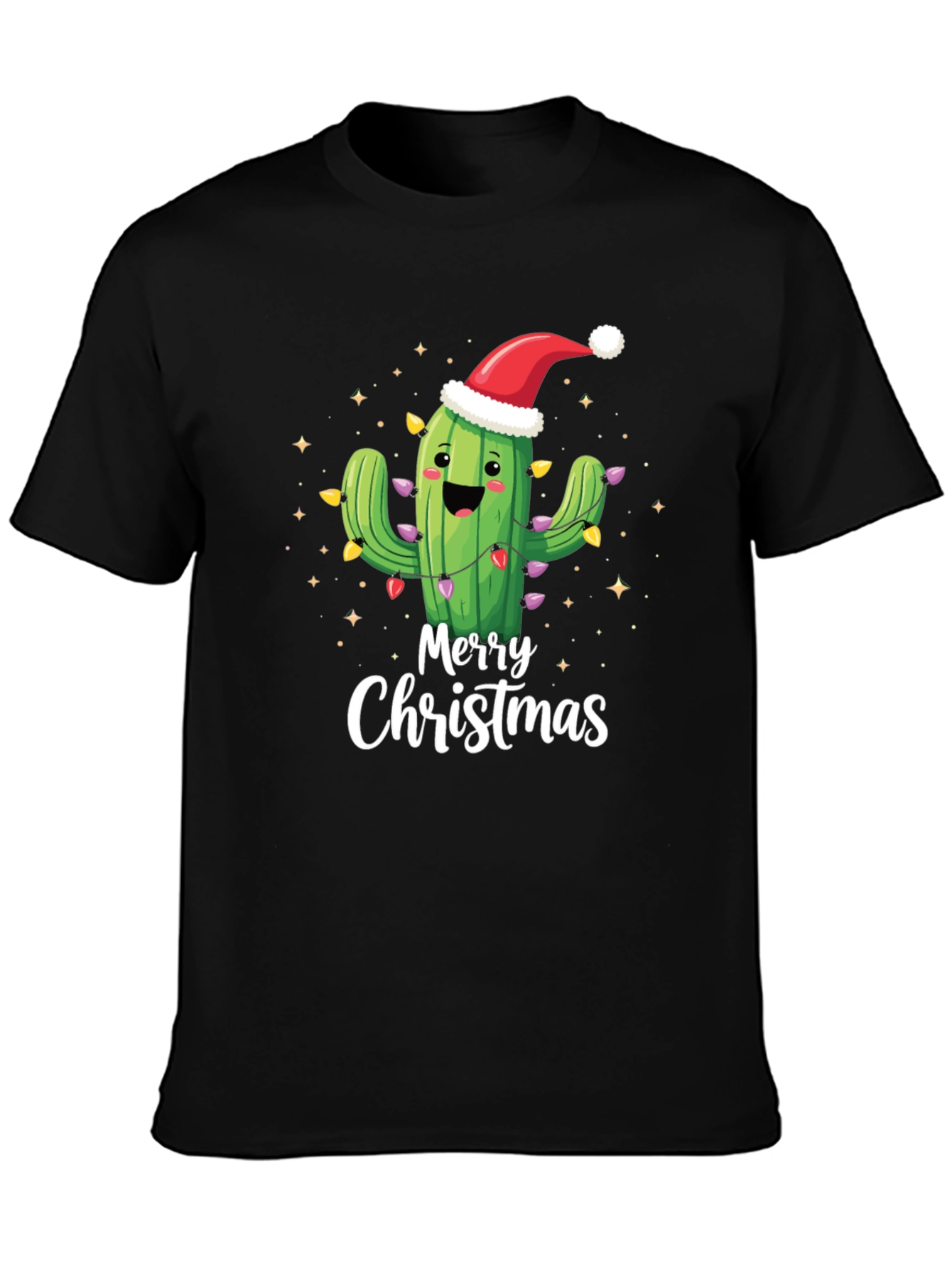 Merry Christmas Cactus T-Shirt