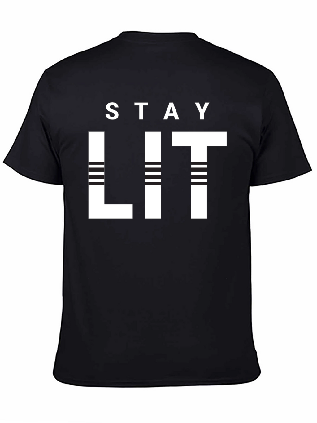 Stay Lit Black Graphic Tee