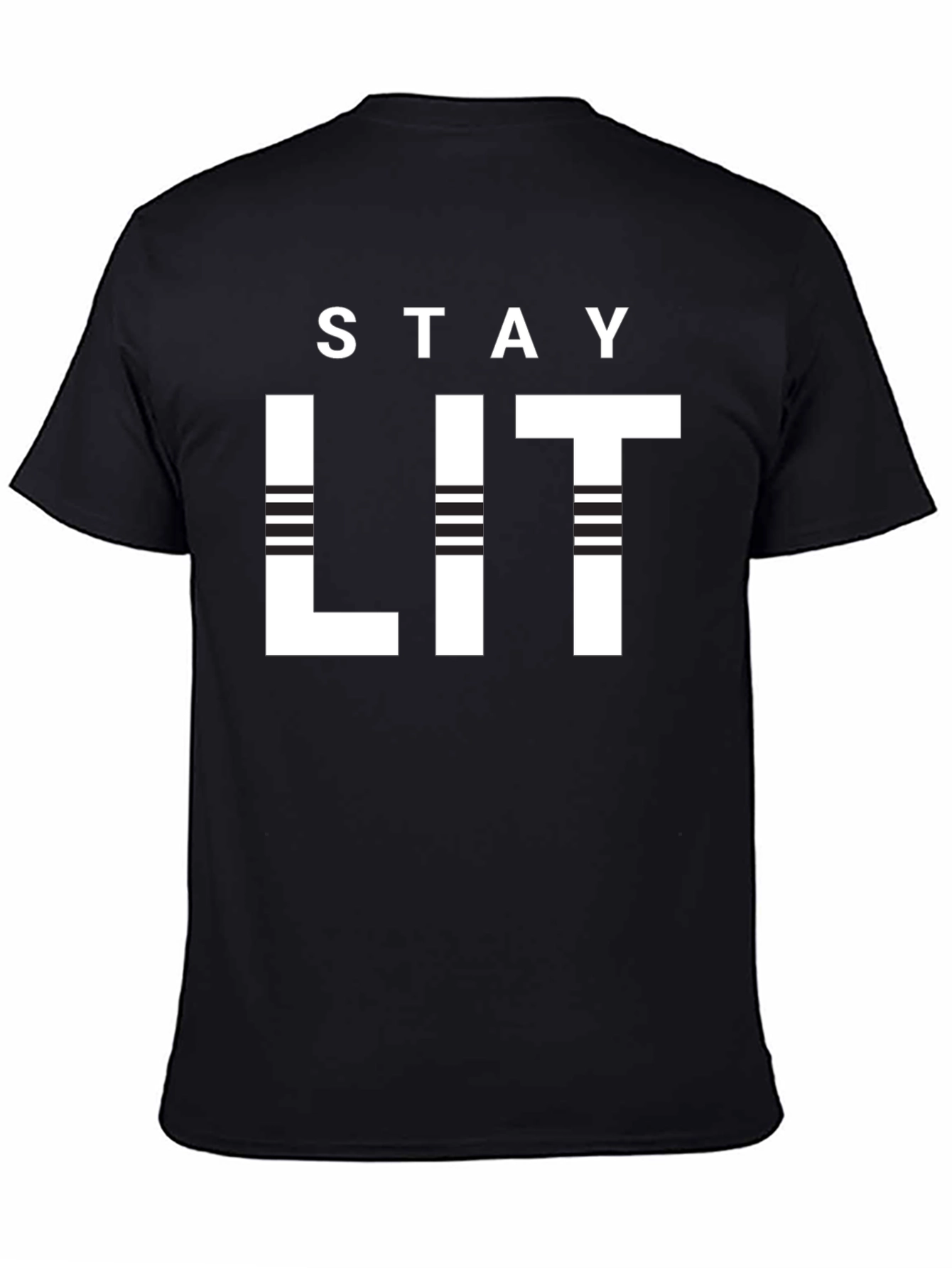 Stay Lit Black Graphic Tee