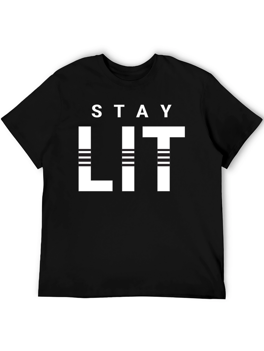 Stay Lit Black Graphic Tee
