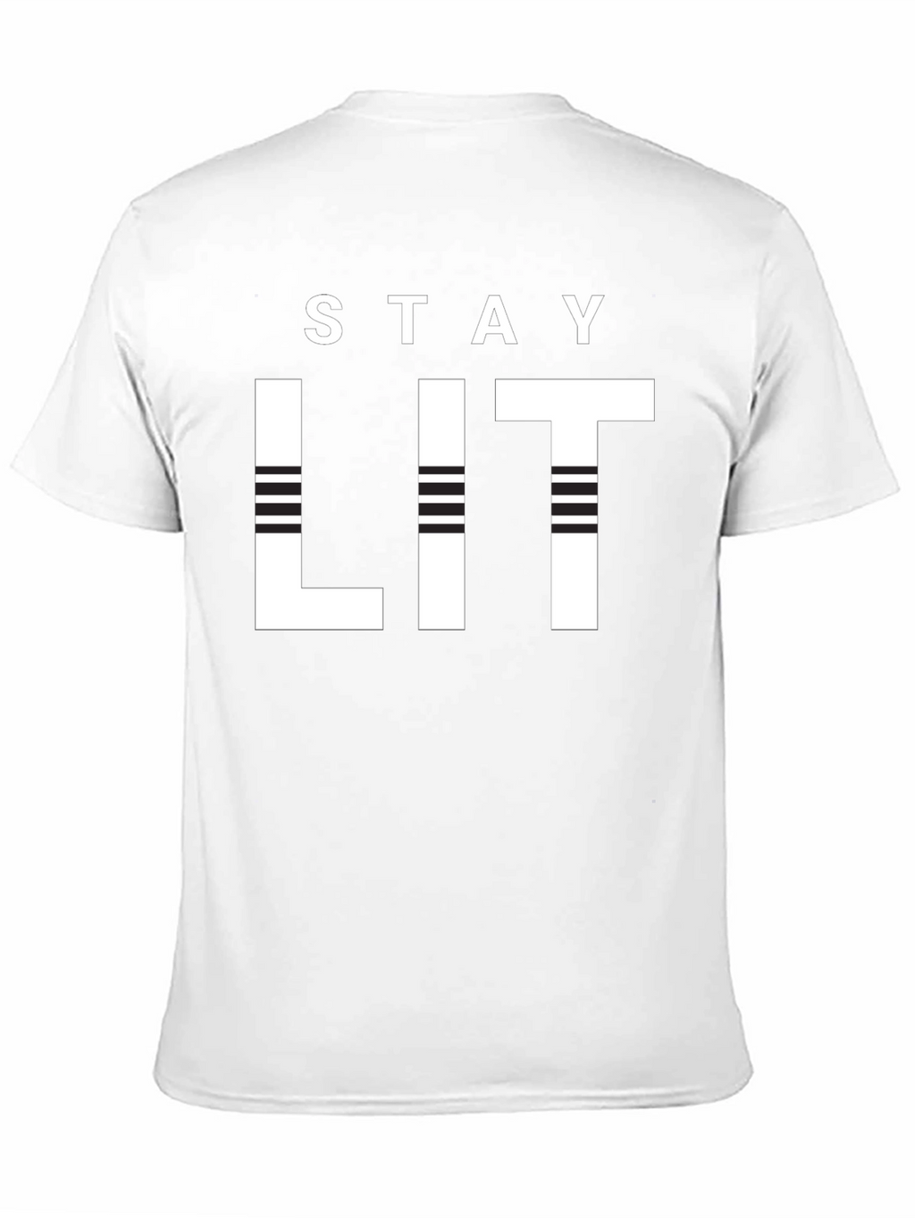Stay Lit Black Graphic Tee
