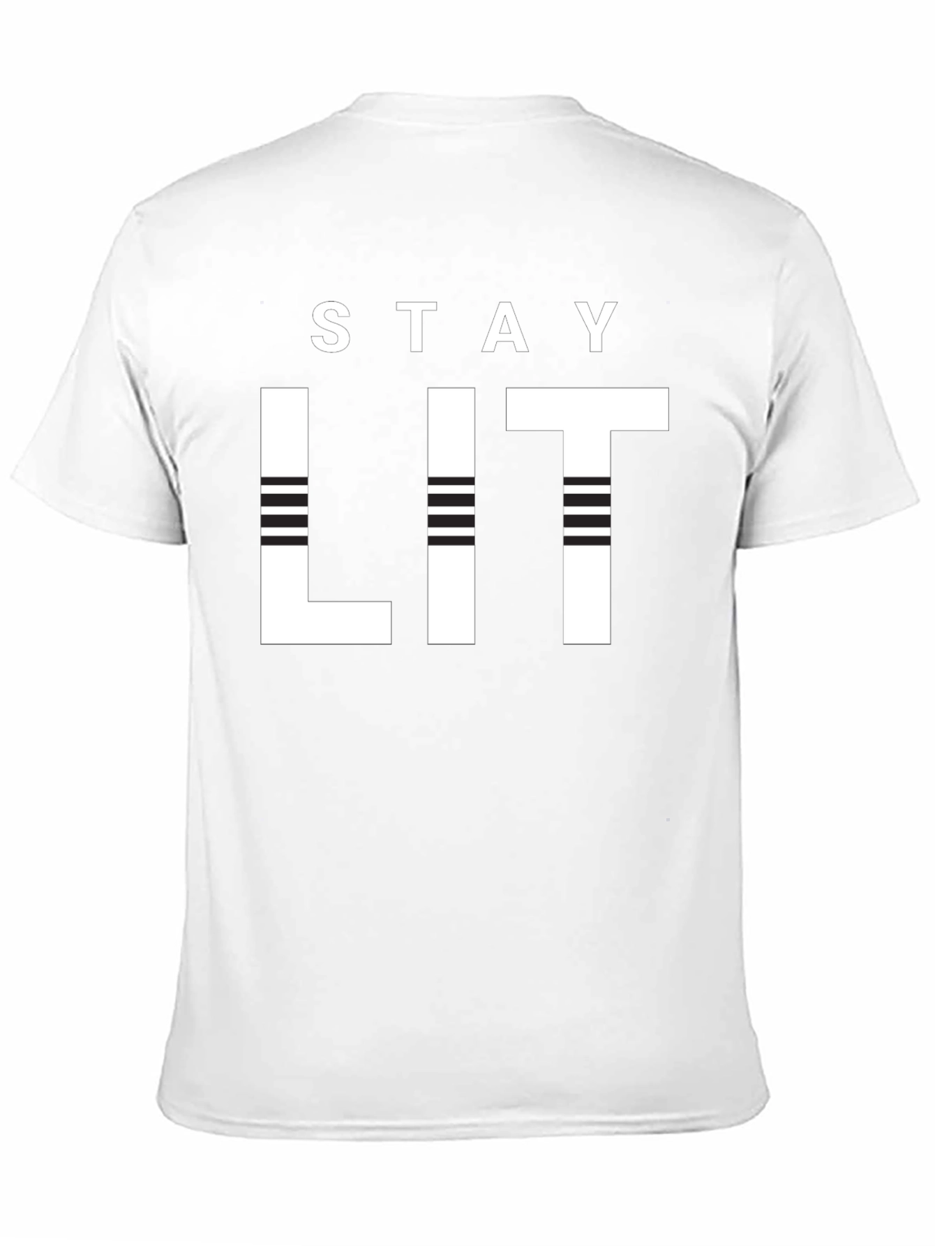 Stay Lit Black Graphic Tee