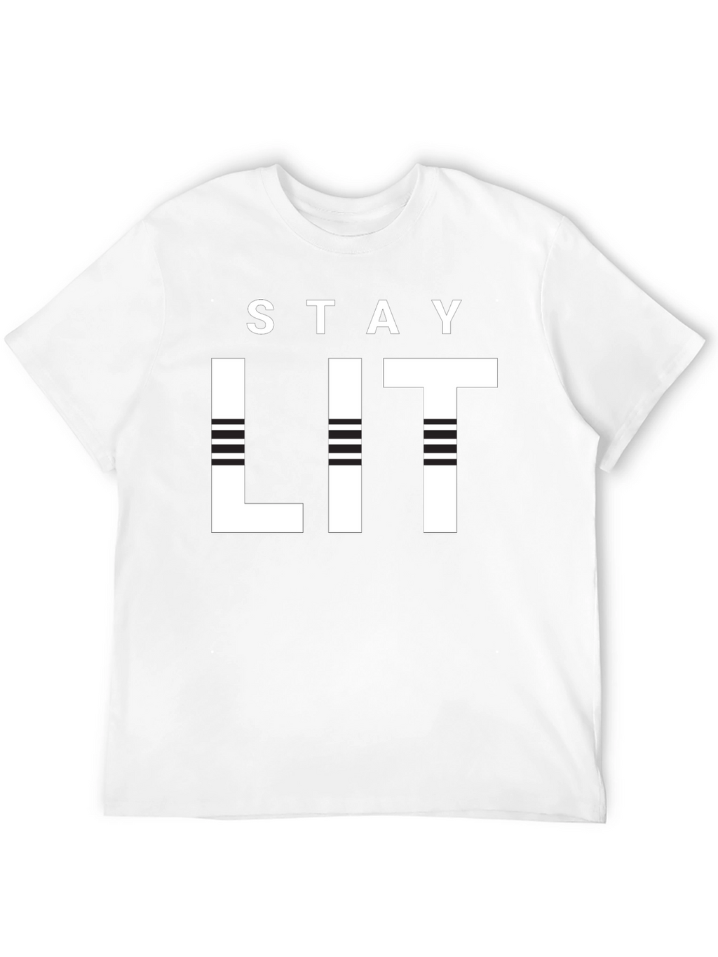 Stay Lit Black Graphic Tee