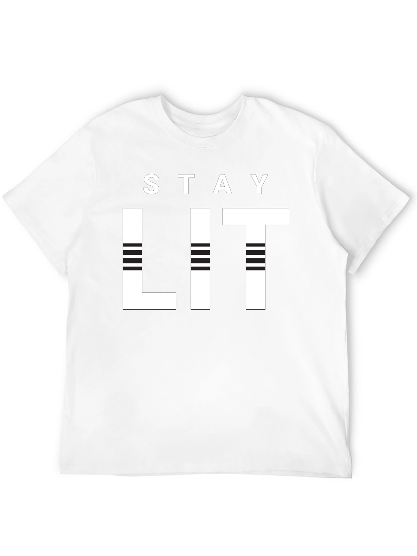 Stay Lit Black Graphic Tee
