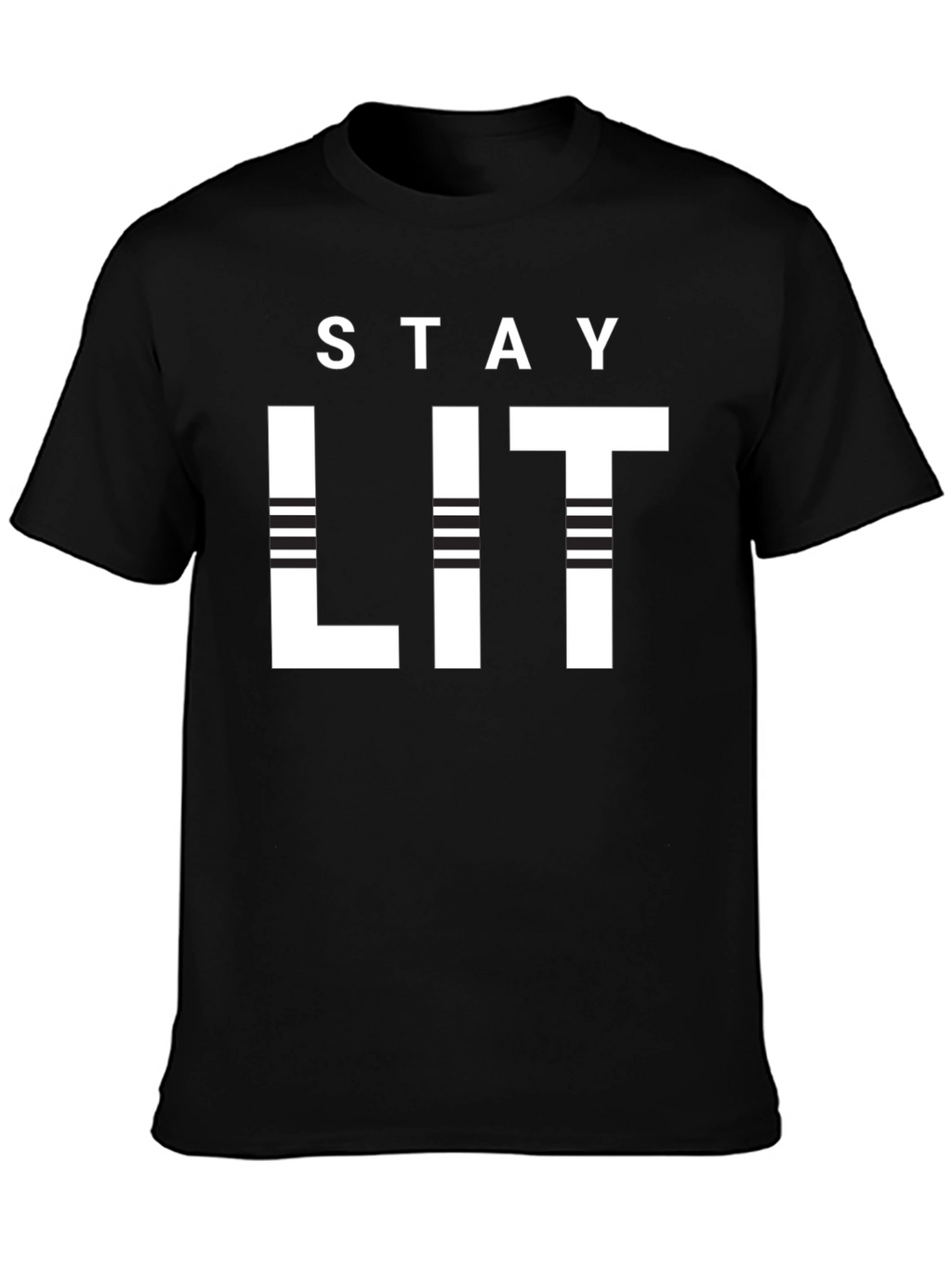 Stay Lit Black Graphic Tee