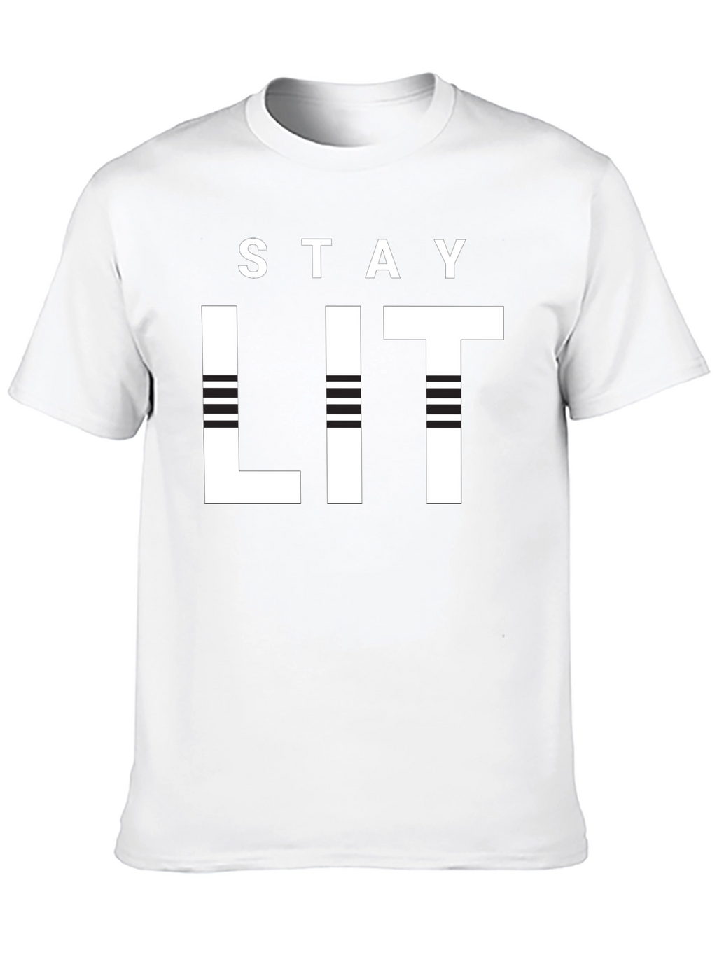 Stay Lit Black Graphic Tee