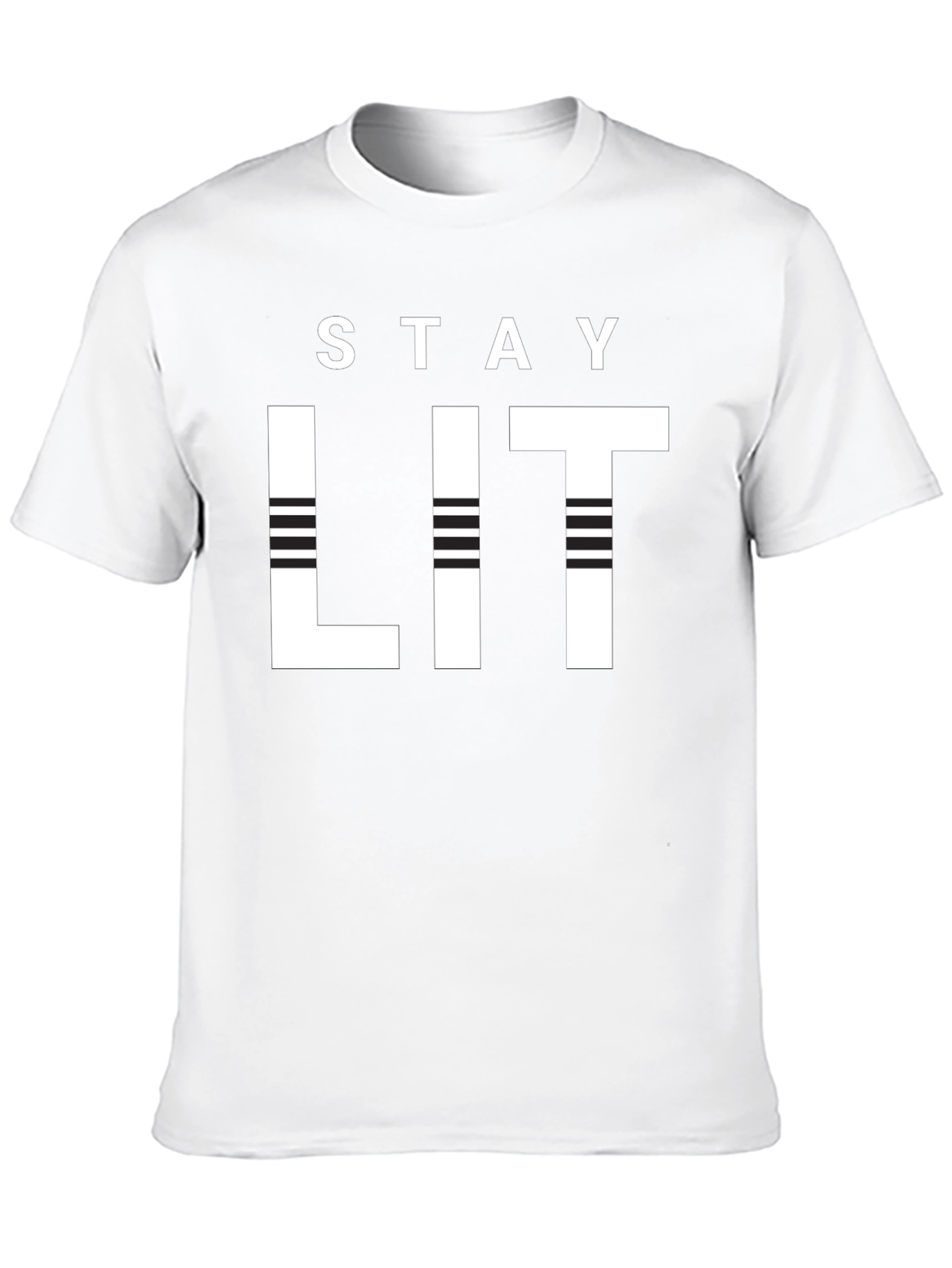 Stay Lit Black Graphic Tee