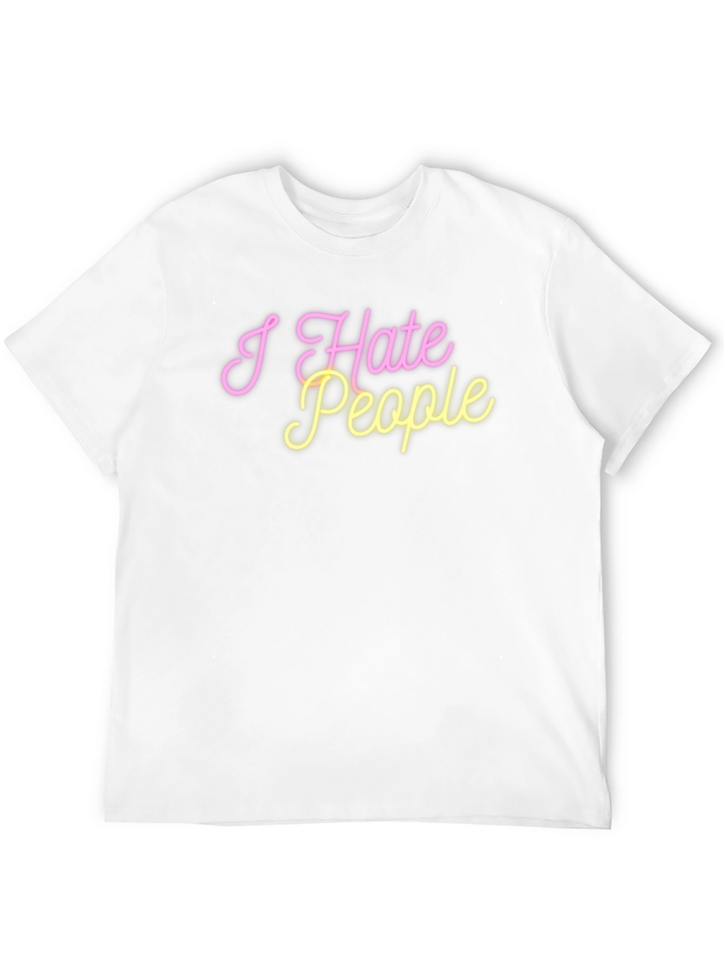 I Hate People Graphic Tee - Novelty T-Shirt