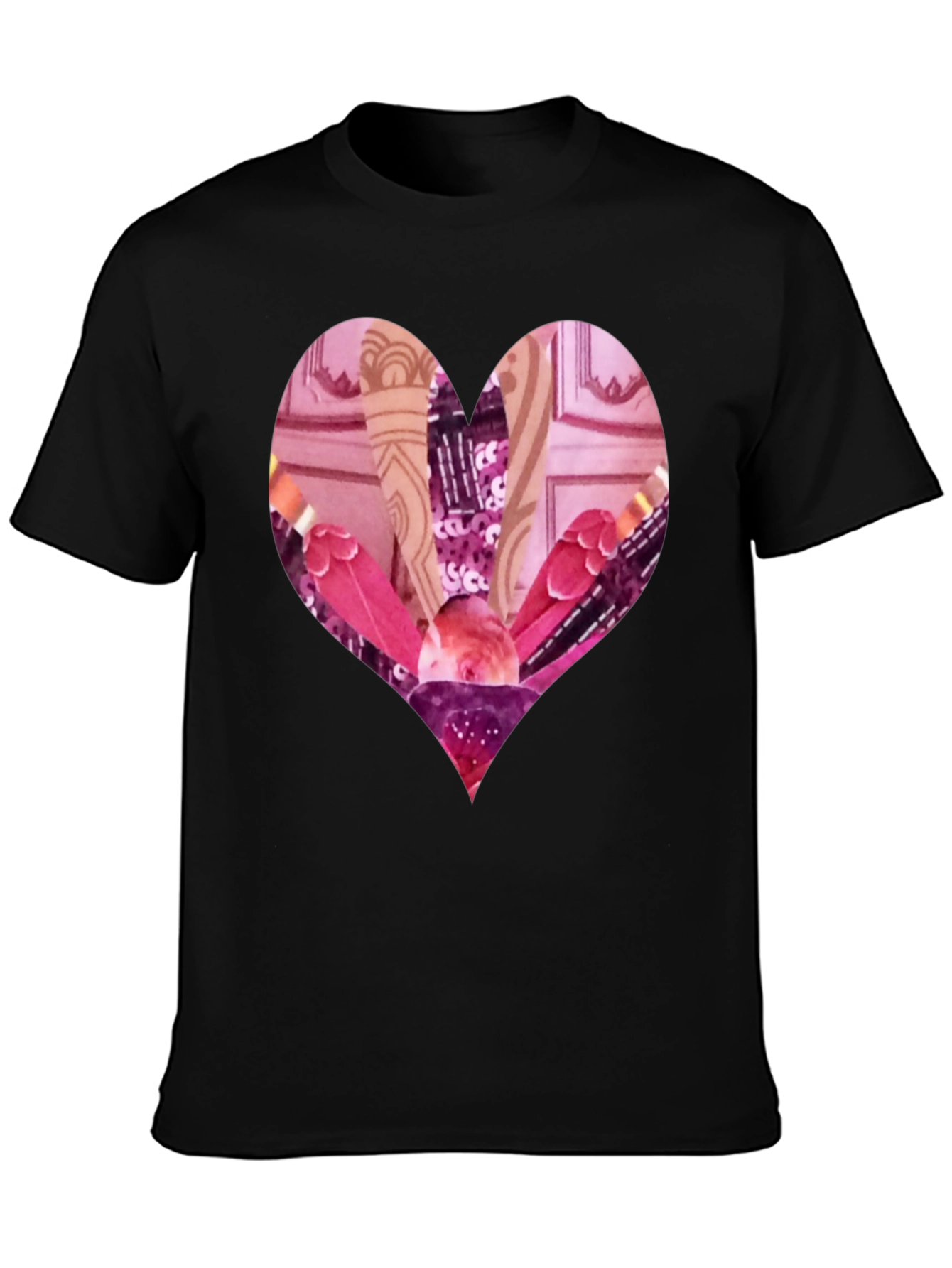 Heart Collage Graphic Tee