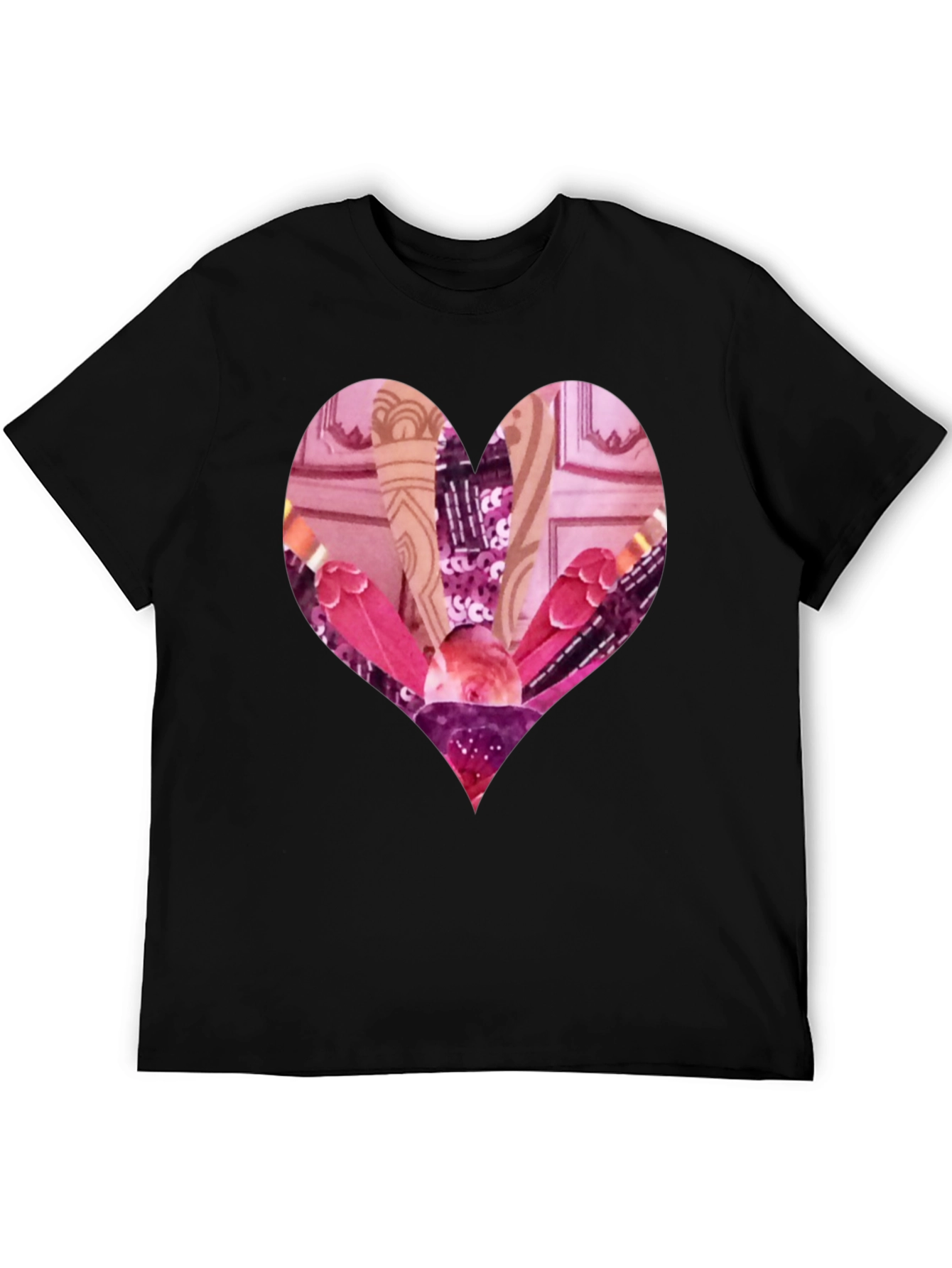 Heart Collage Graphic Tee