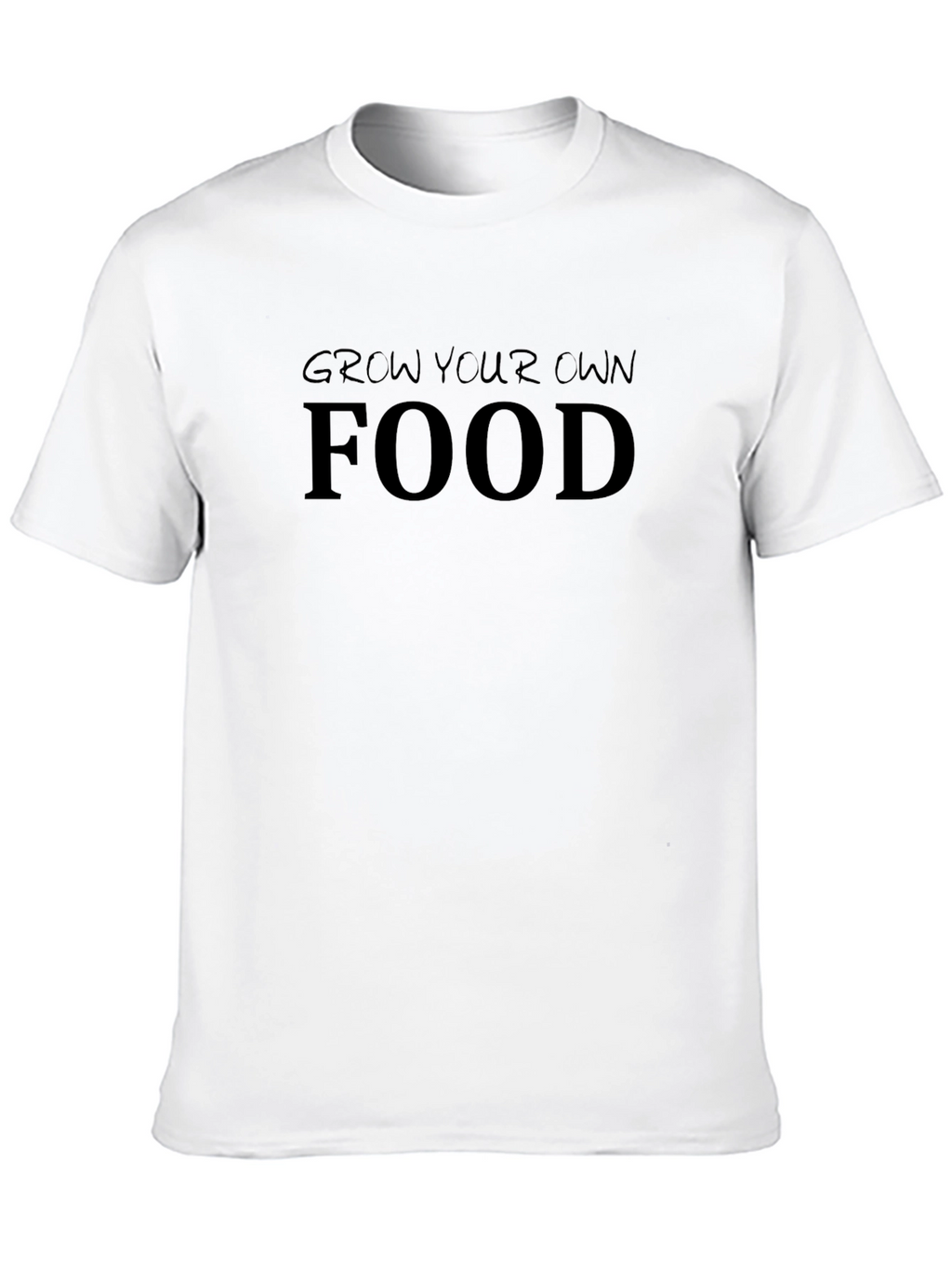Grow Your Own Food Black T-Shirt