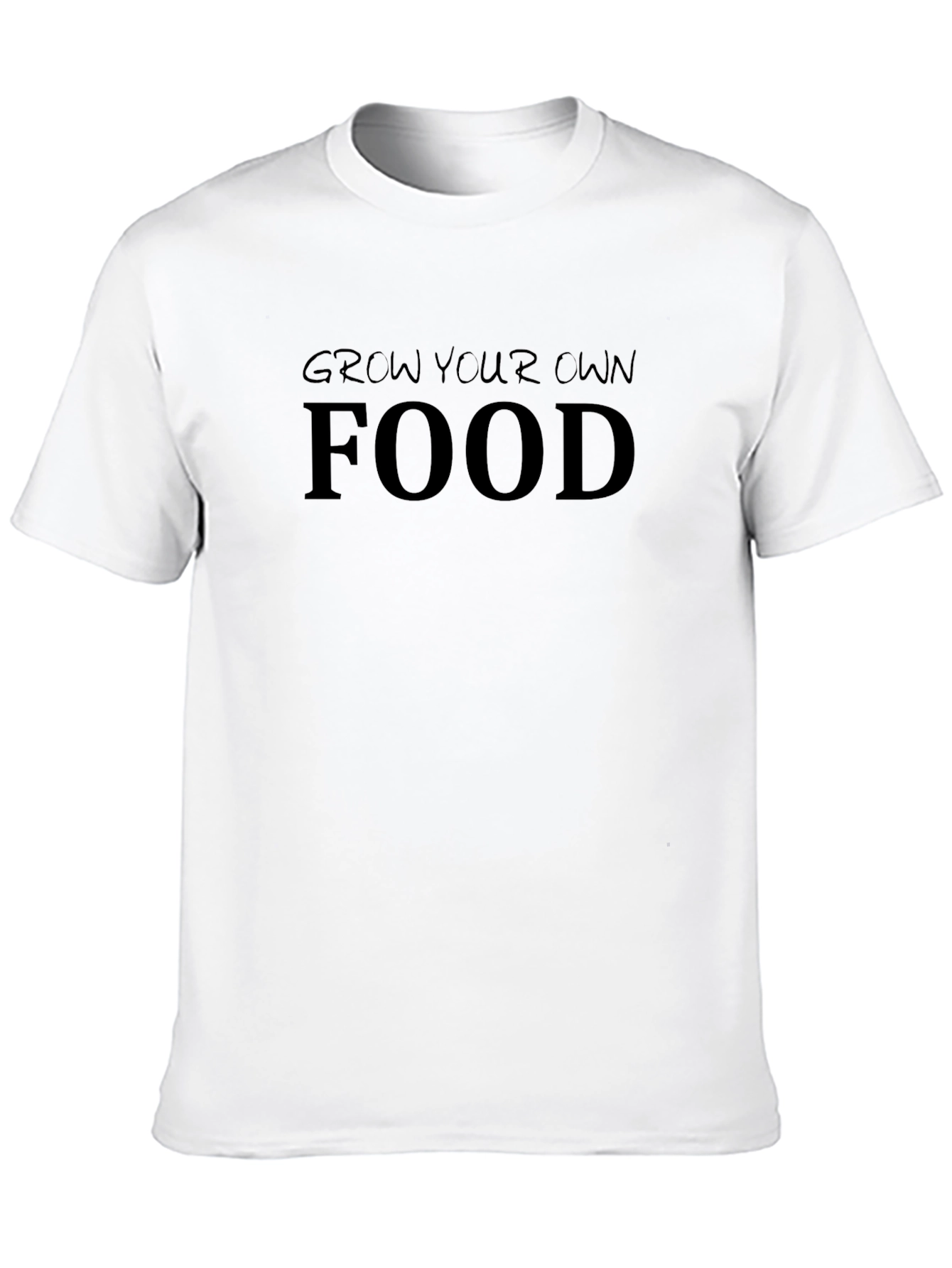 Grow Your Own Food Black T-Shirt