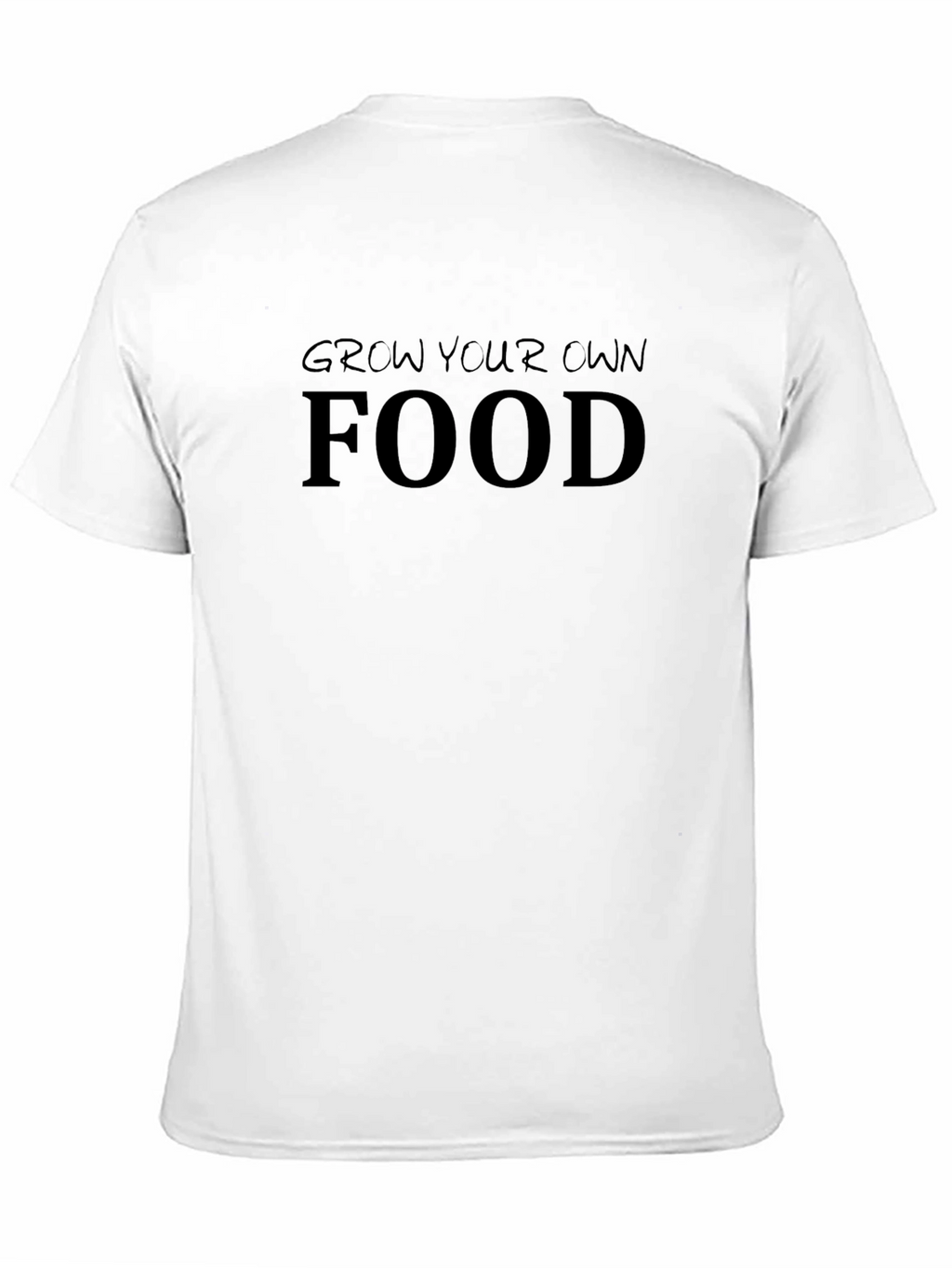 Grow Your Own Food Black T-Shirt