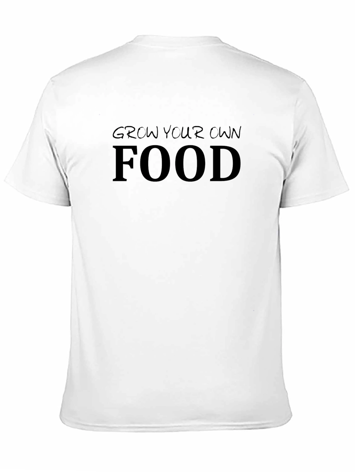 Grow Your Own Food Black T-Shirt