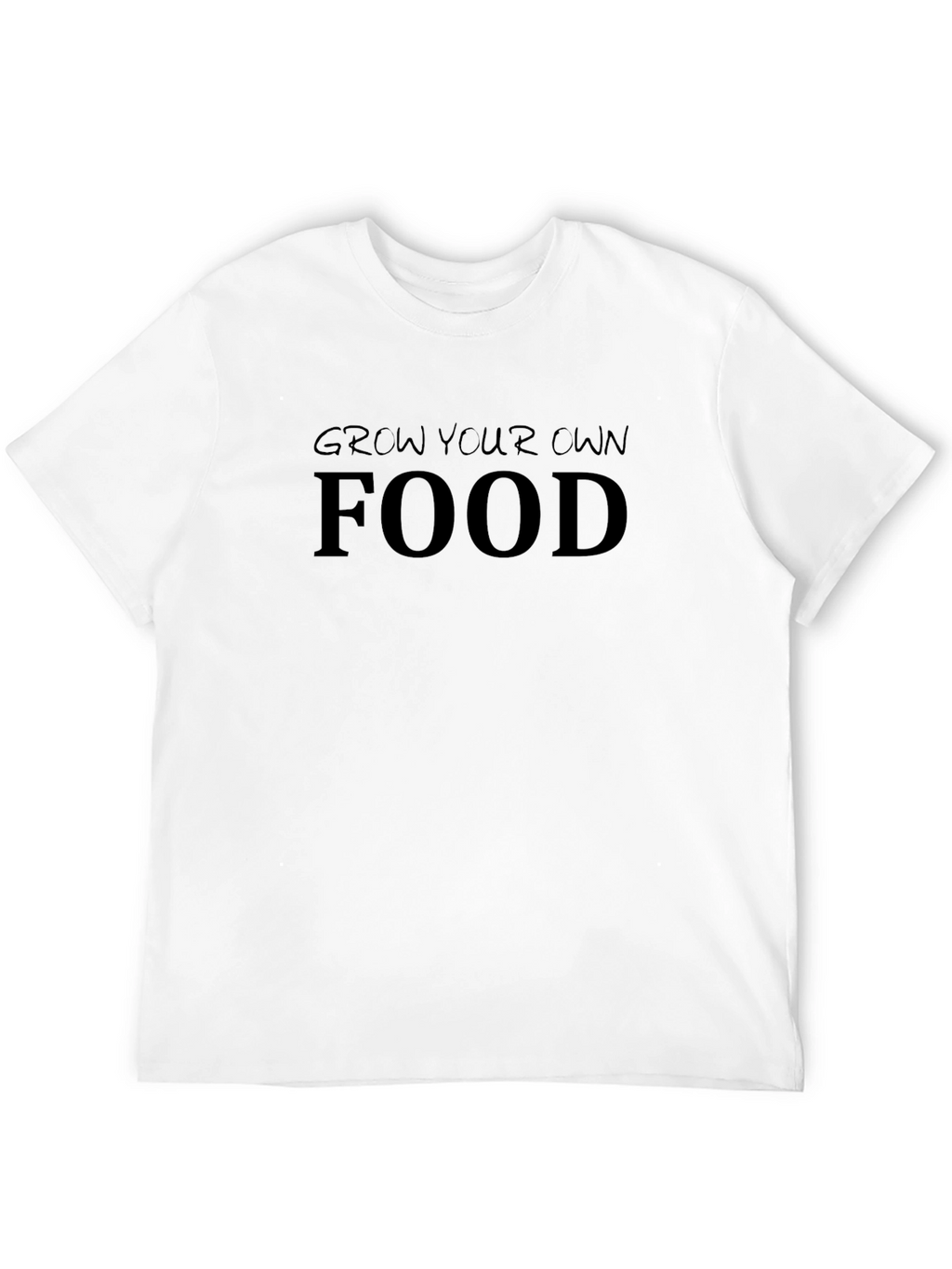 Grow Your Own Food Black T-Shirt