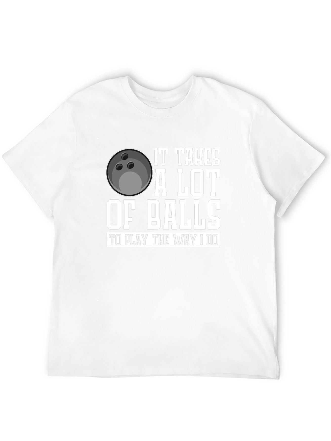 Funny Bowling Balls T-Shirt for Men