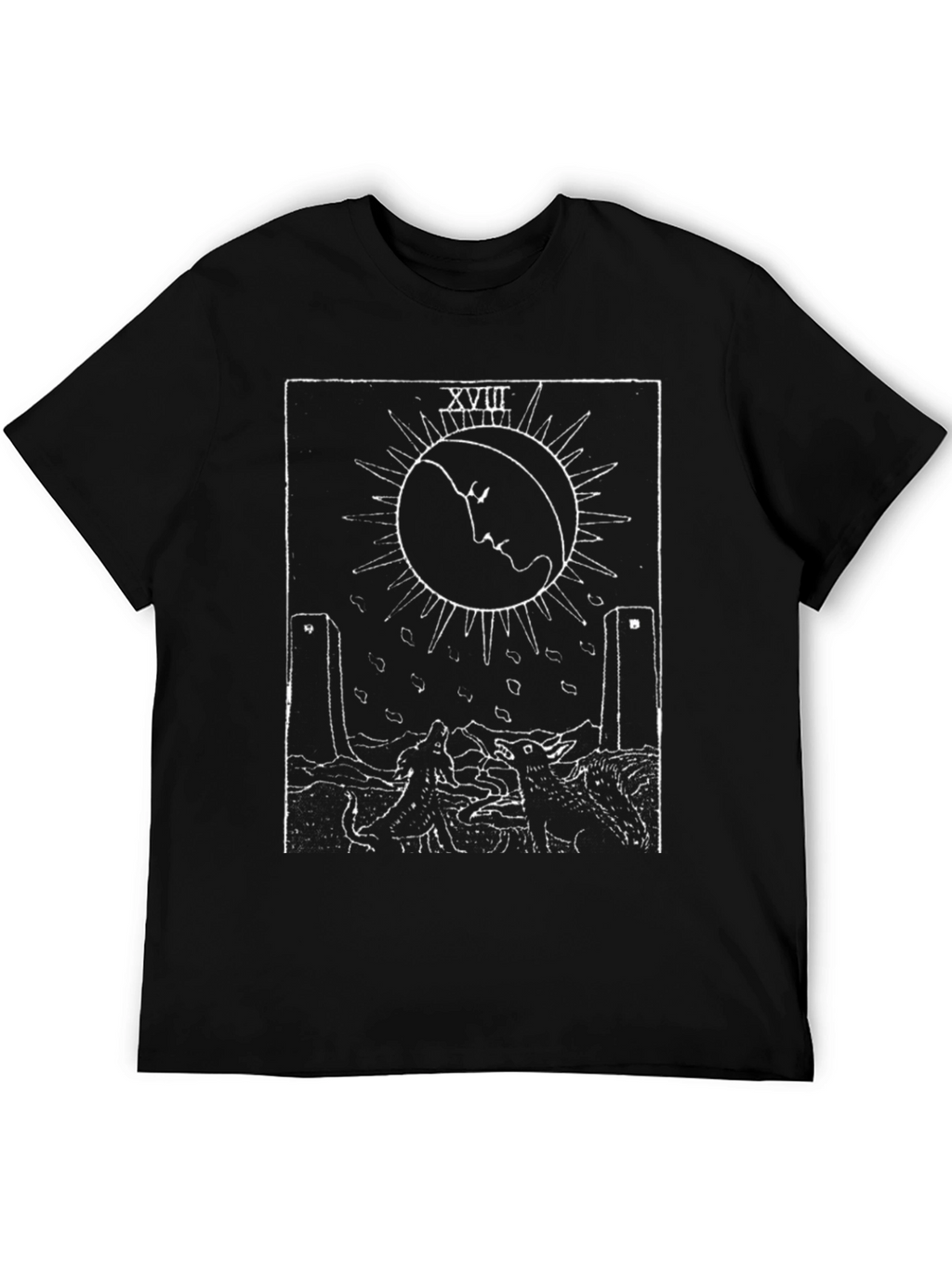 Tarot Card Moon Graphic Tee
