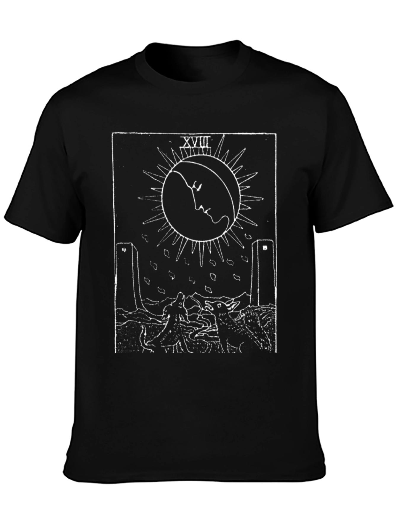 Tarot Card Moon Graphic Tee