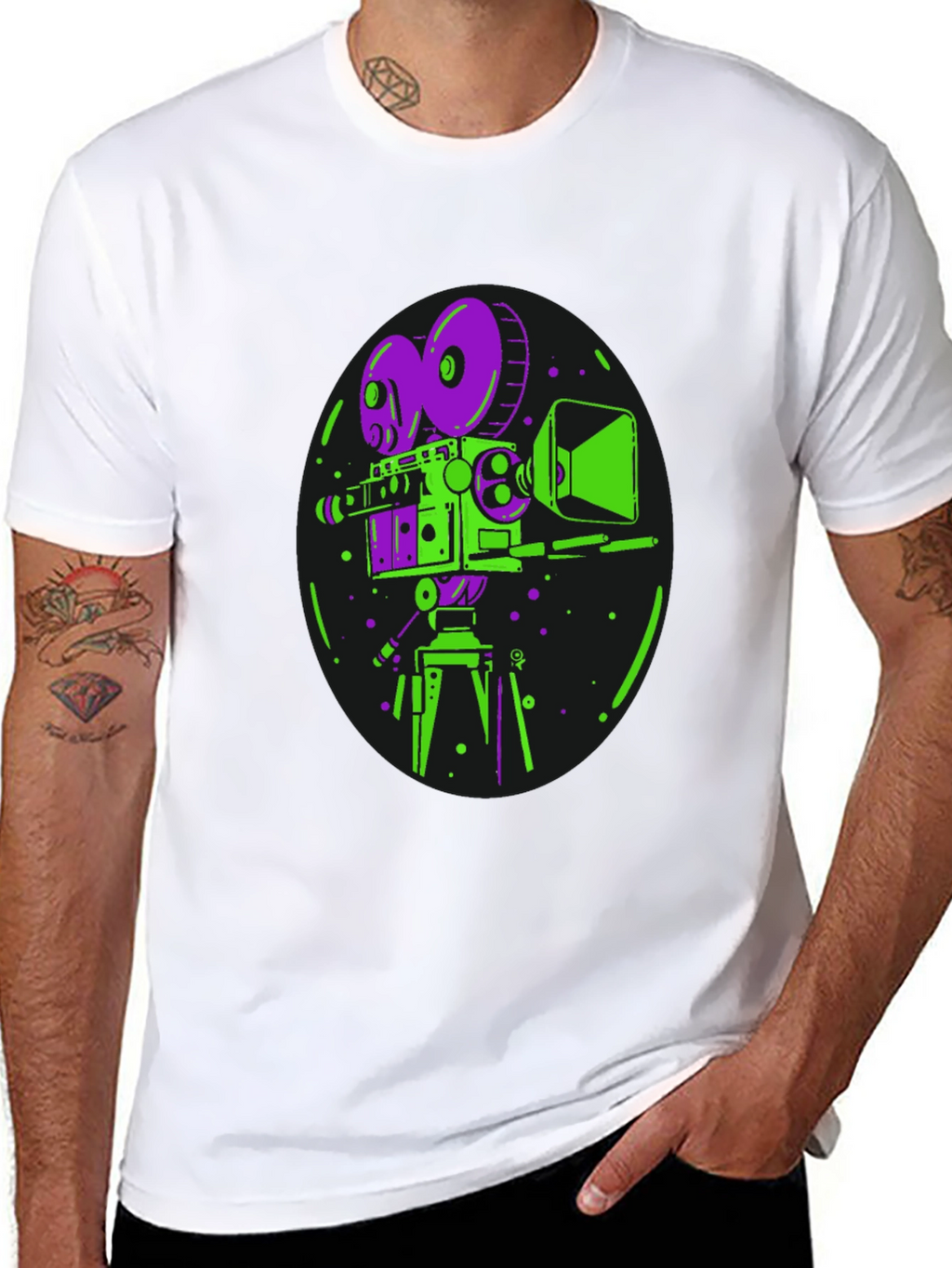 Retro Camera Graphic T-Shirt