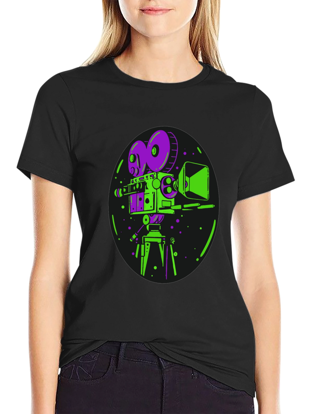 Retro Camera Graphic T-Shirt