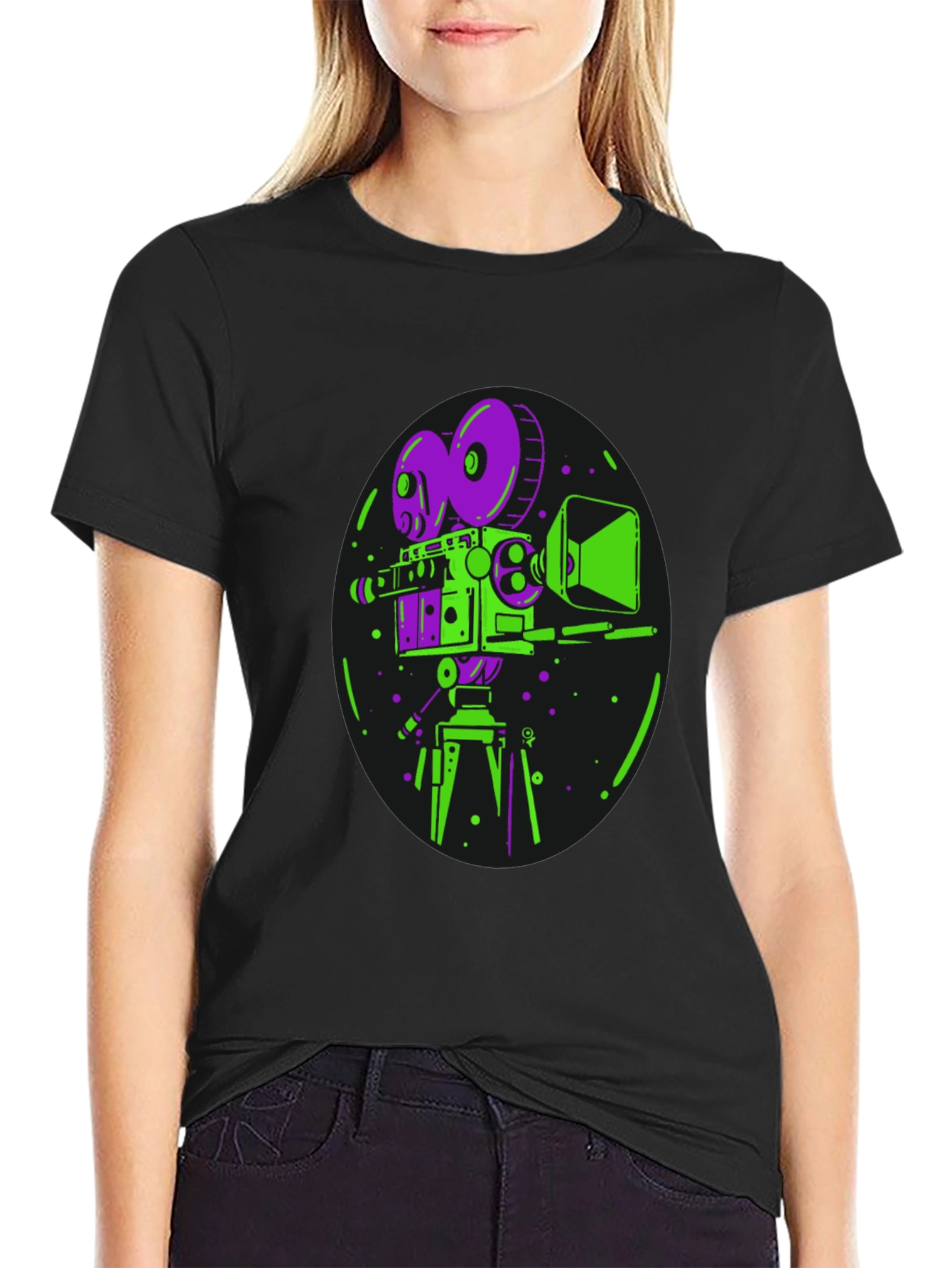 Retro Camera Graphic T-Shirt