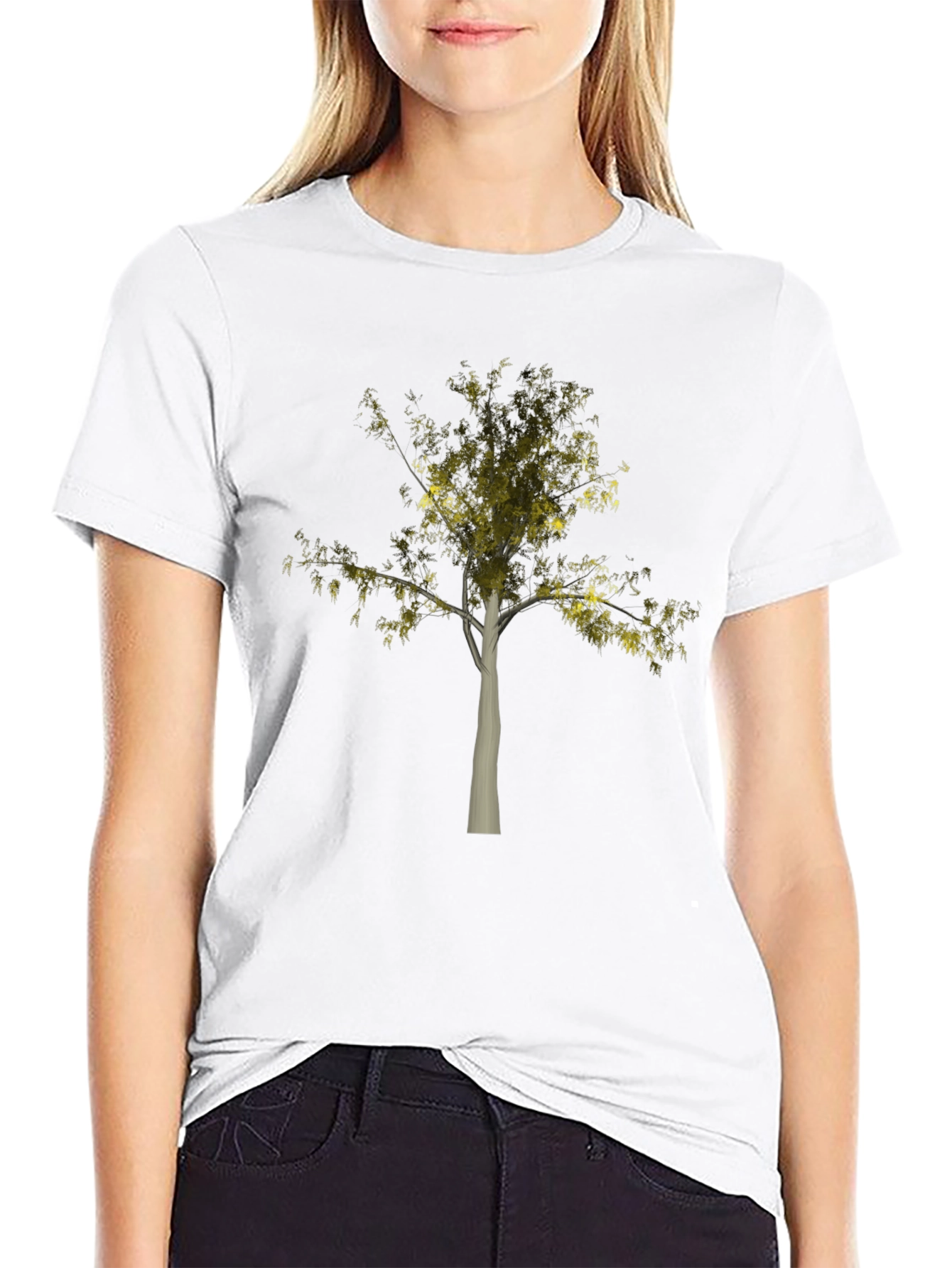 Tree Graphic Black T-Shirt | Nature Inspired Apparel