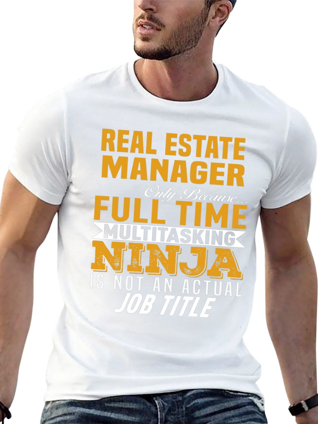 Real Estate Manager T-Shirt: Multitasking Ninja Full Time Job
