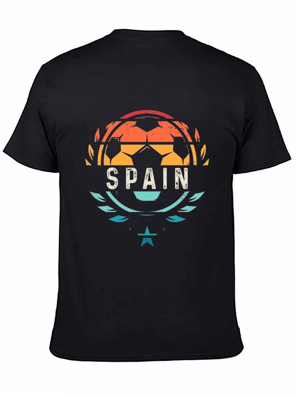 Spain Soccer T-Shirt - Retro Style Graphic Tee
