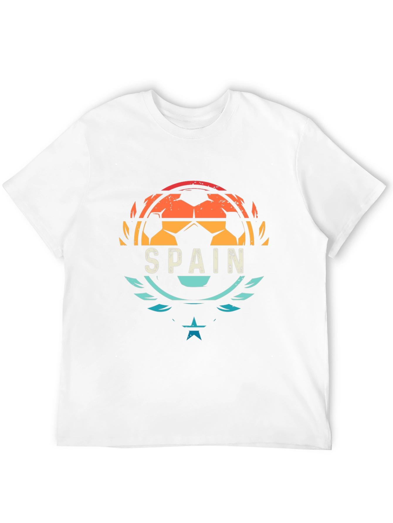 Spain Soccer T-Shirt - Retro Style Graphic Tee