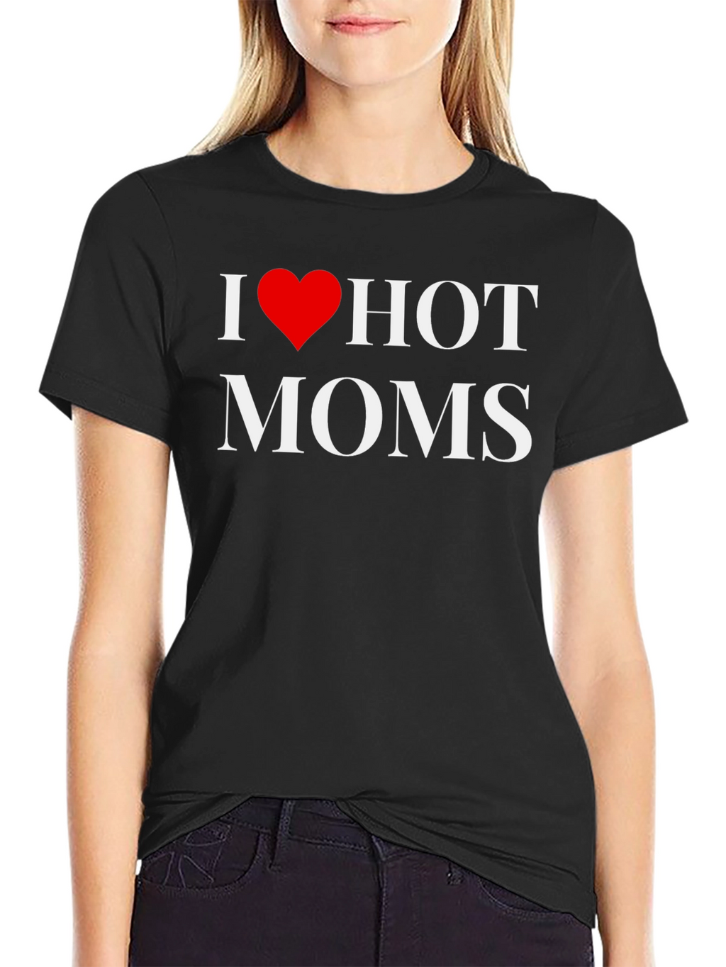 I Heart Hot Moms Graphic T-Shirt