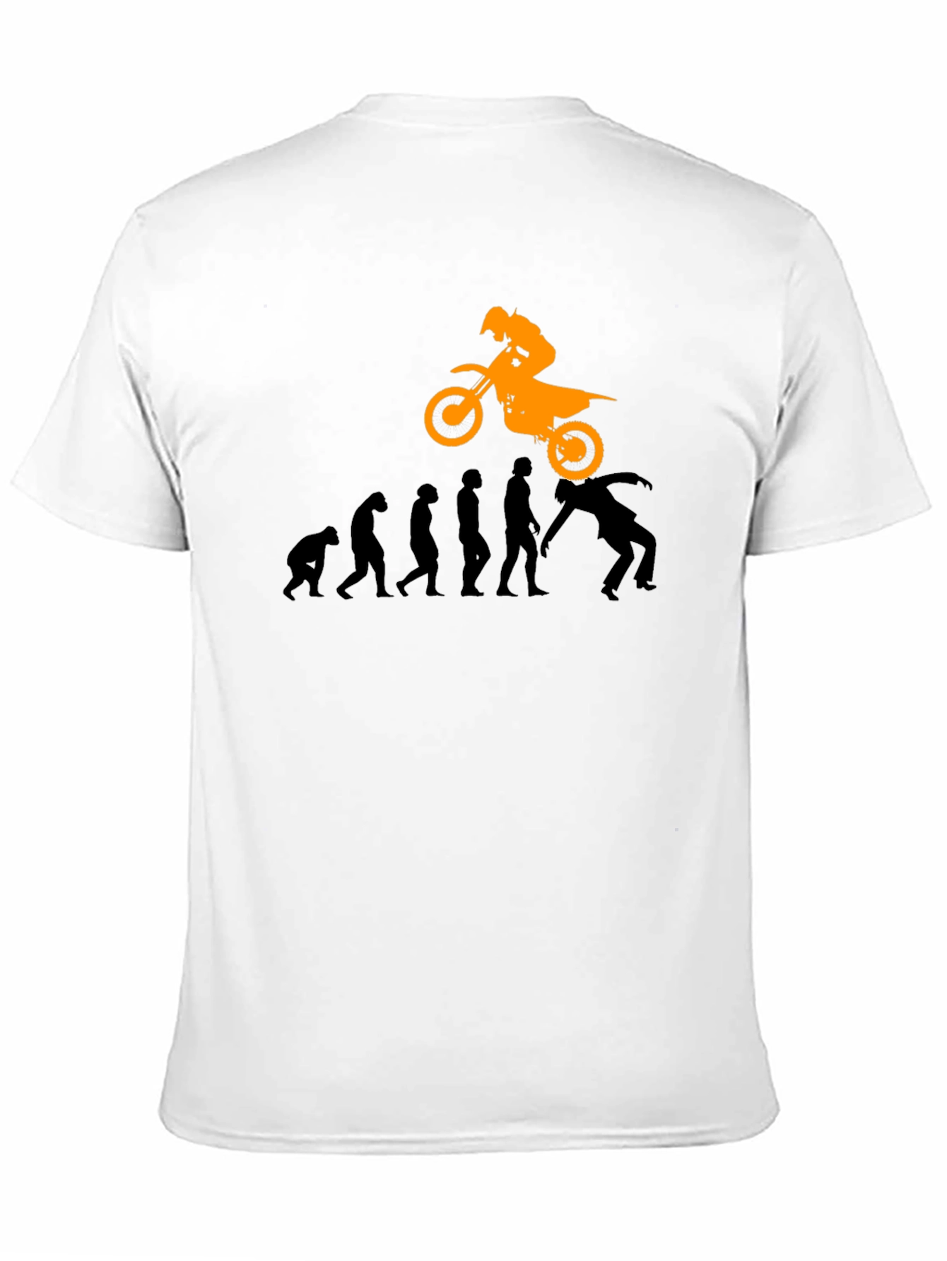 Evolution of Motocross Black T-Shirt