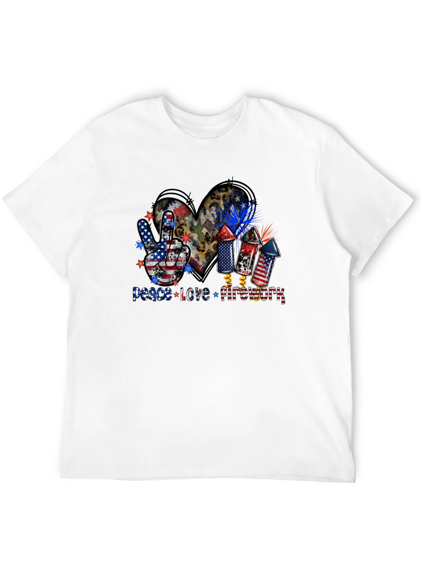 Peace Love Fireworks T-Shirt